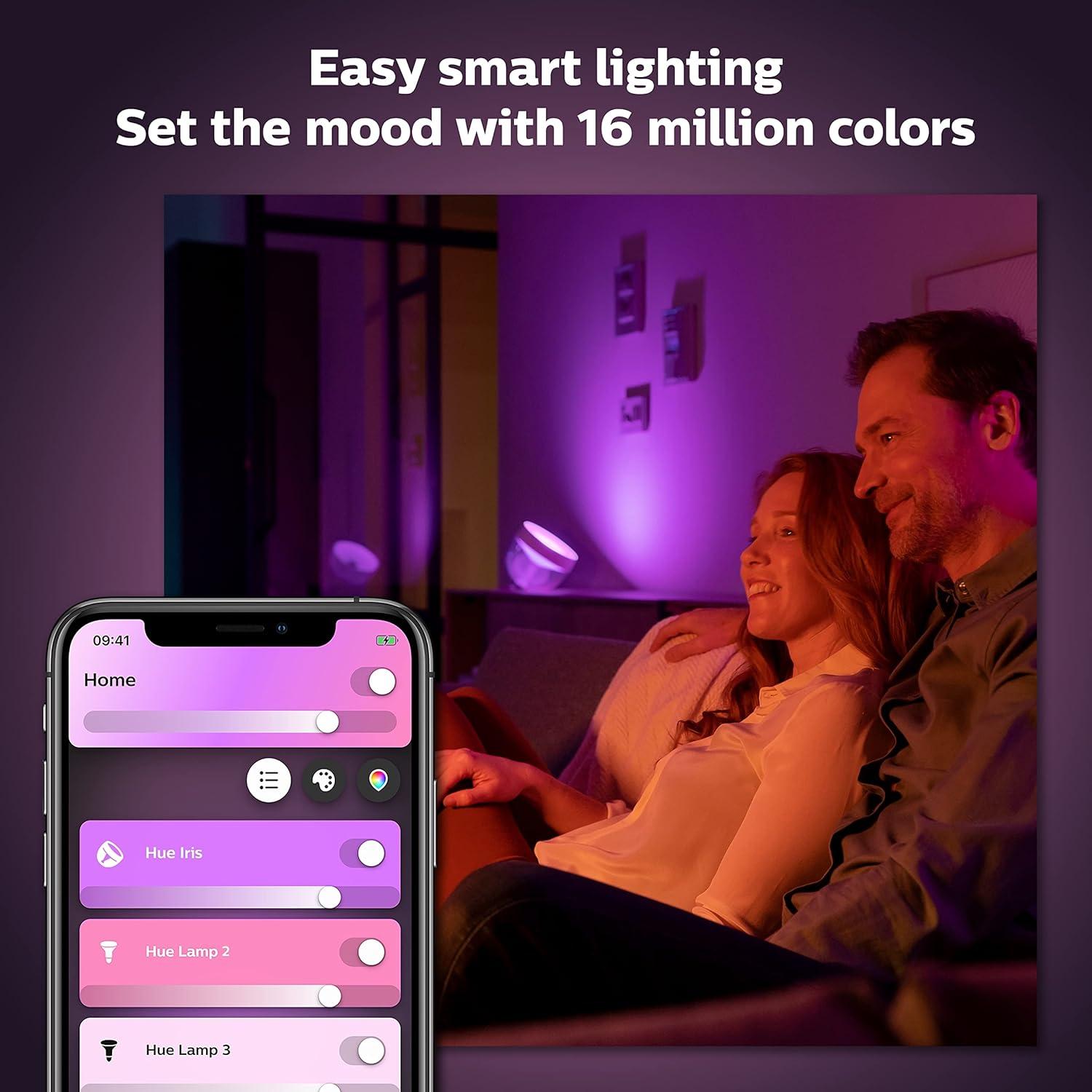 Voice-Controlled White LED Decoration Lamp with 16 Million Colors