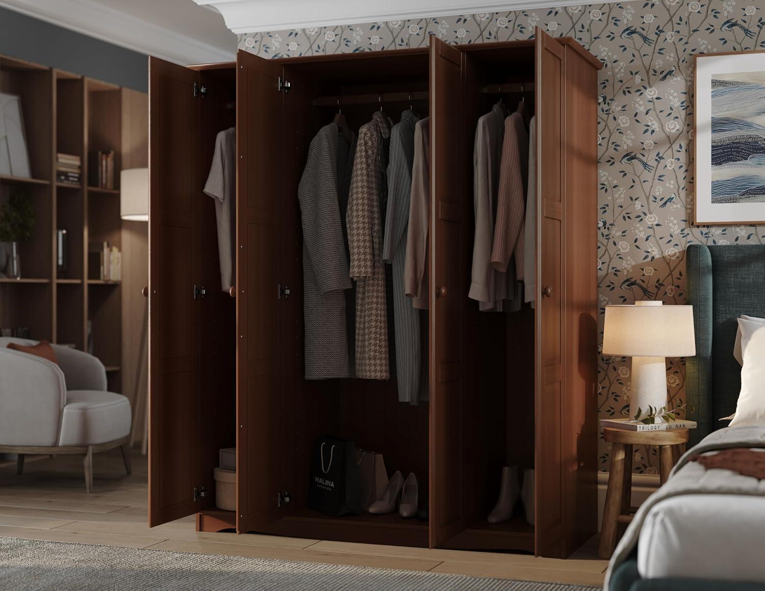 Winston Porter Primm 100% Solid Wood Large Shelf for Smart, Cosmo and Urban Wardrobe