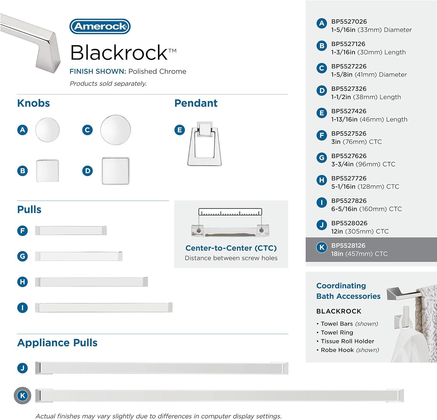 Blackrock 18" Center to Center Appliance Pull