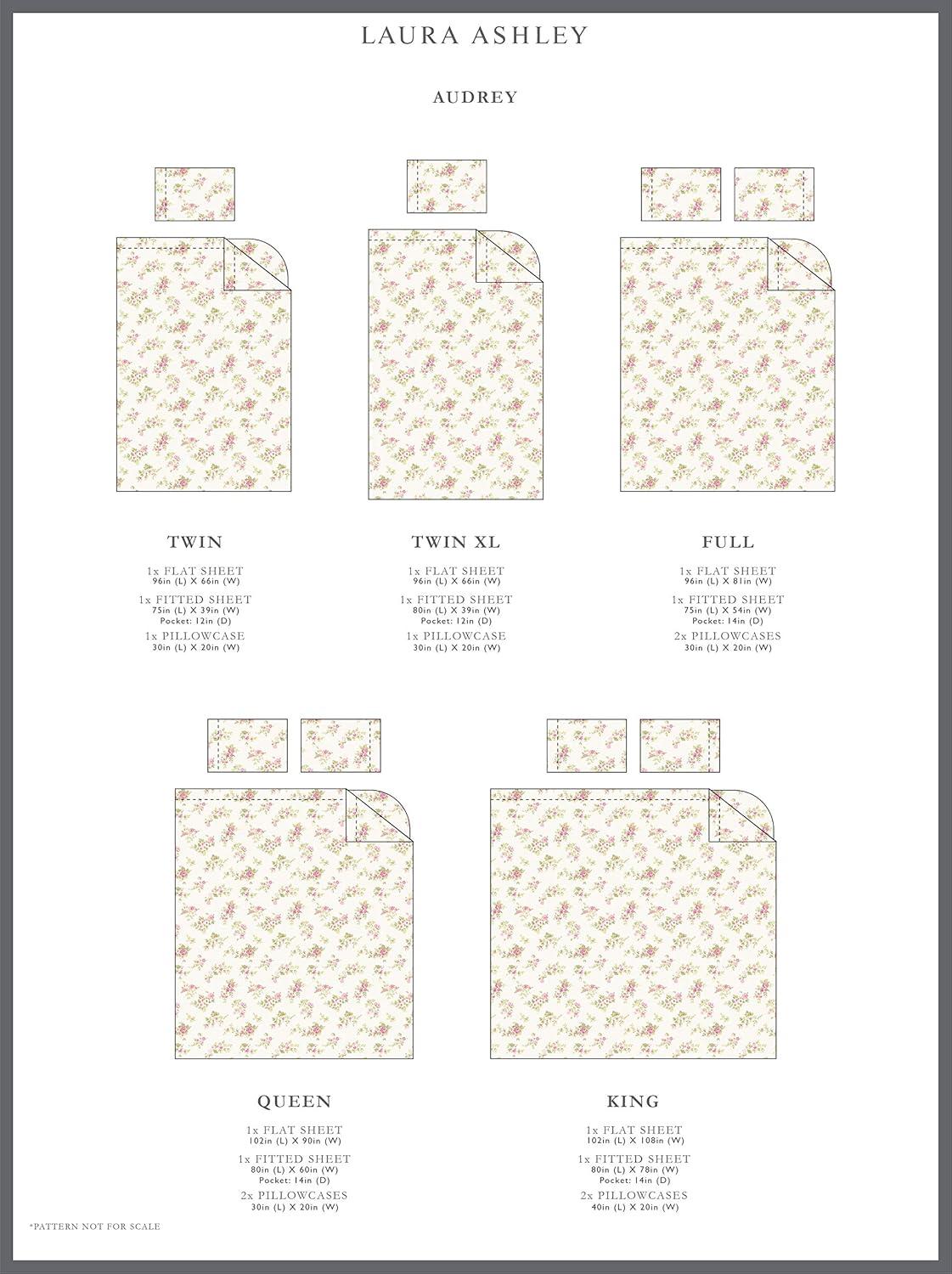 Laura Ashley Laura Ashley Cotton Flannel Cozy Sheet Sets