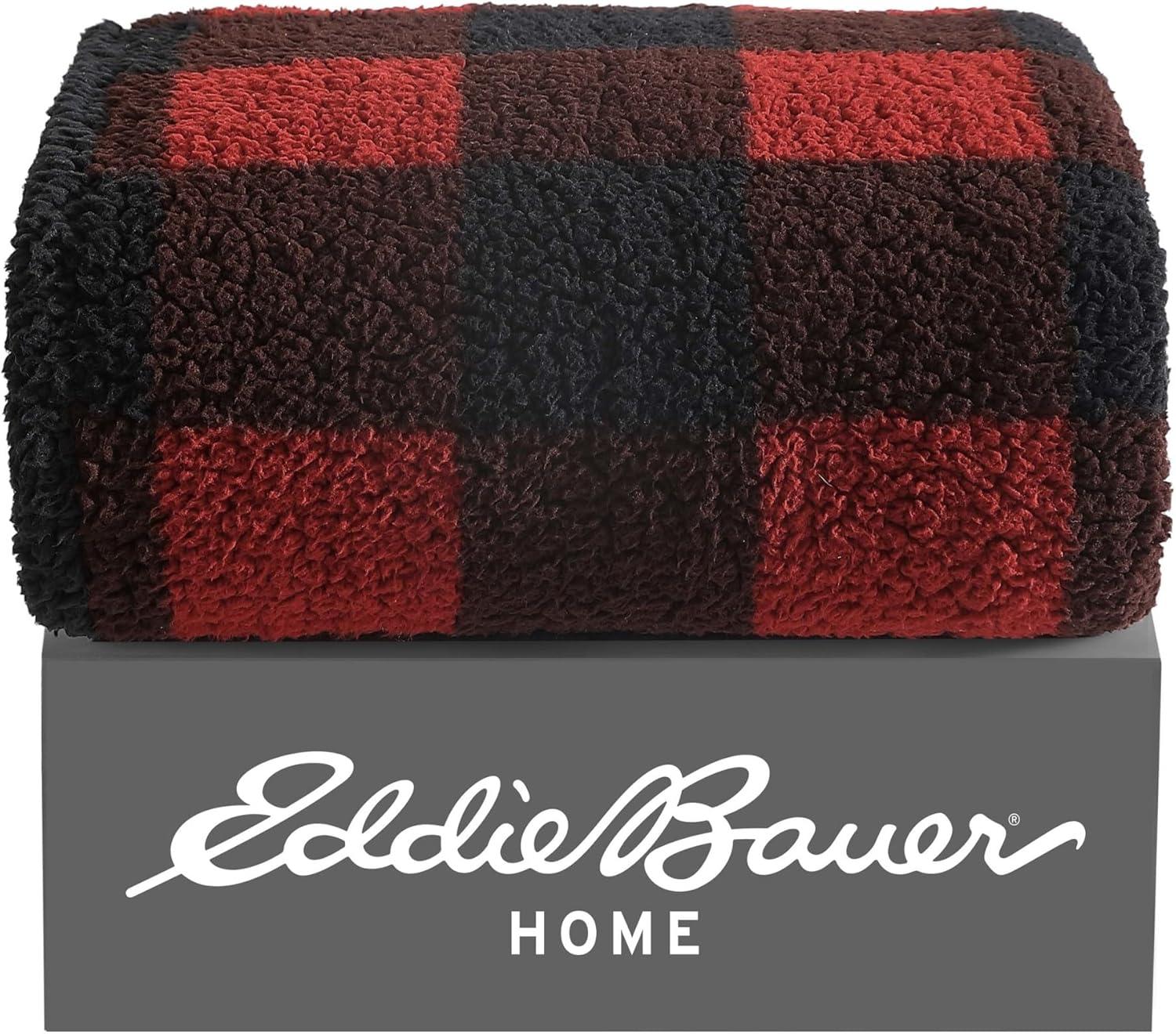 50"x60" Cabin Plaid Reversible Throw Blanket - Eddie Bauer