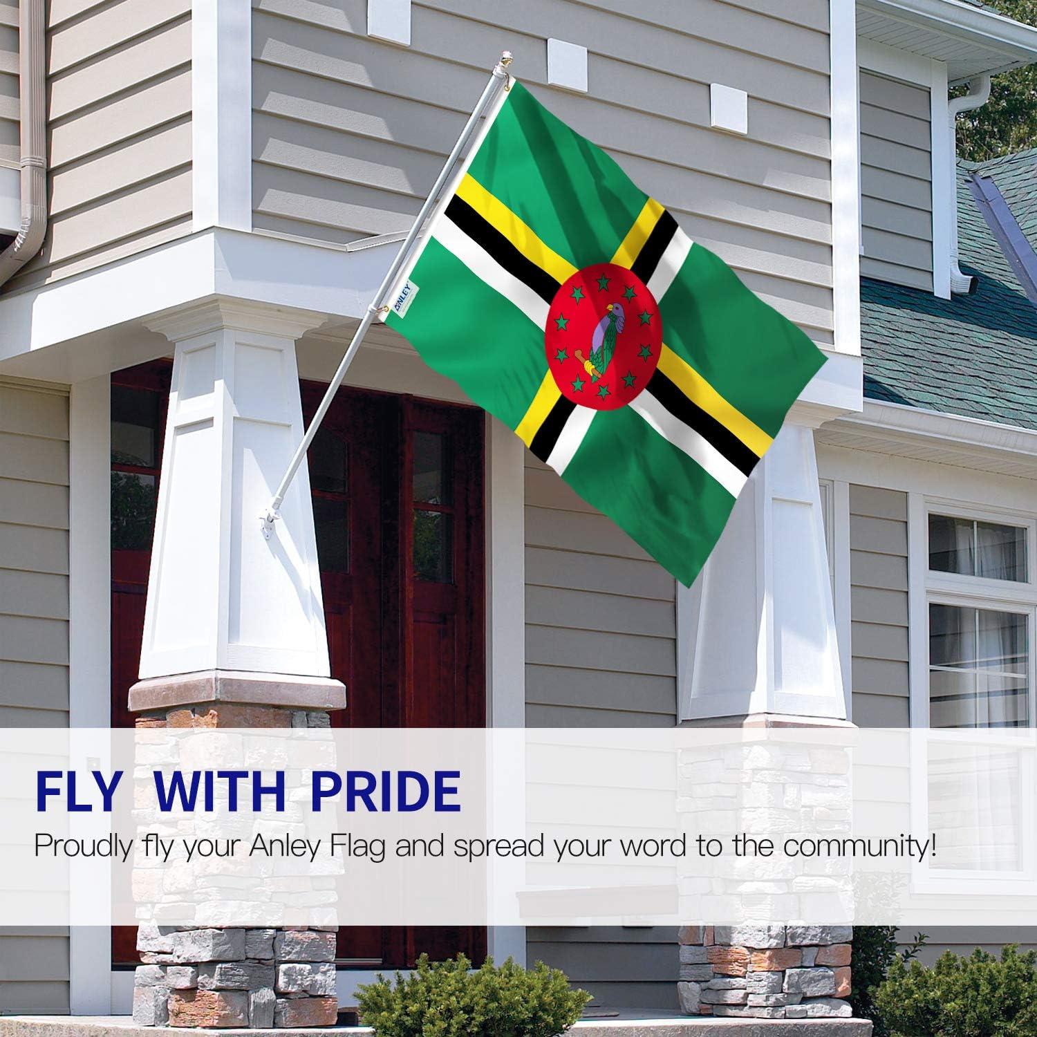 ANLEY 3x5 Feet Dominica Flag - Dominican Flags