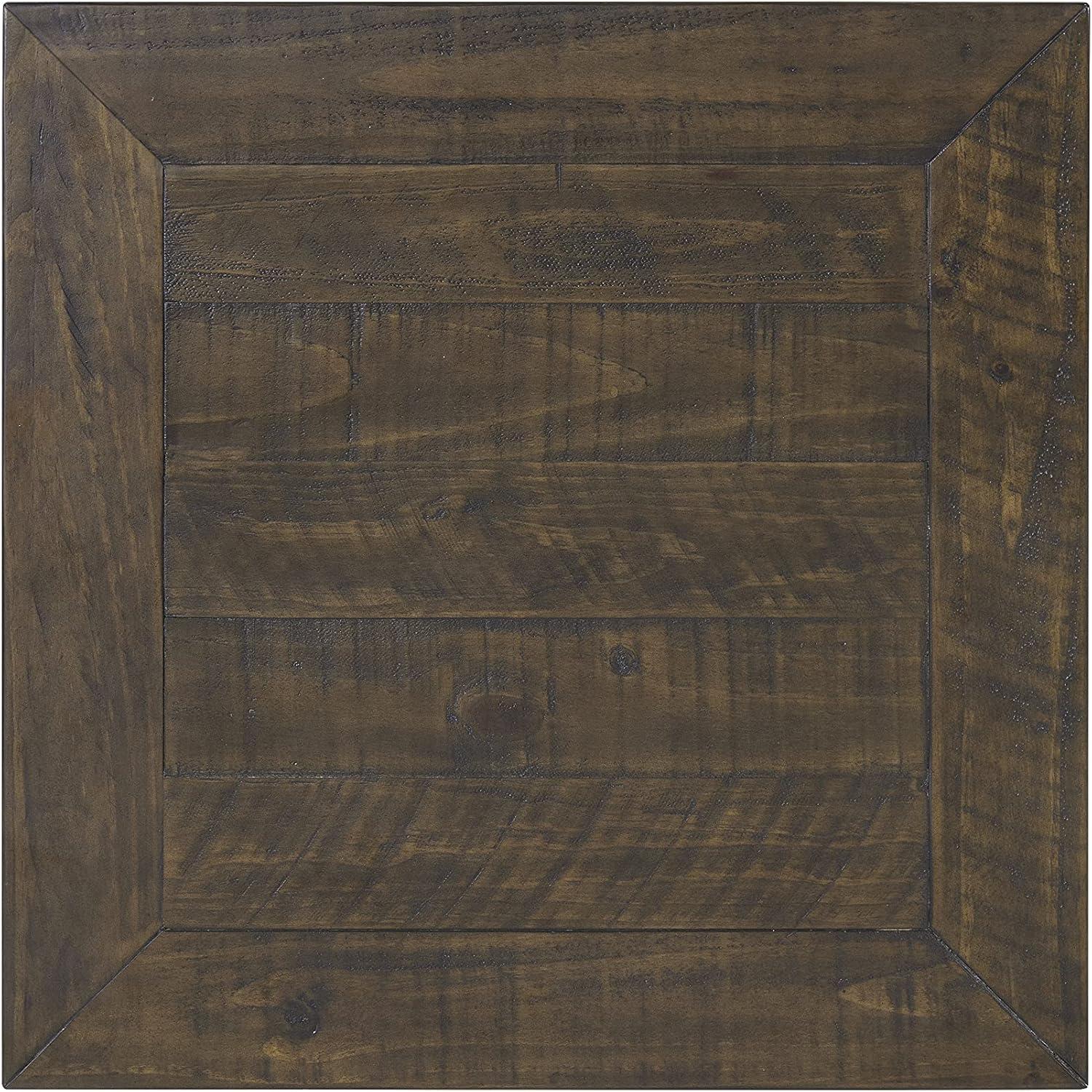 Martin Svensson Home Monterey End Table, Cream White and Brown