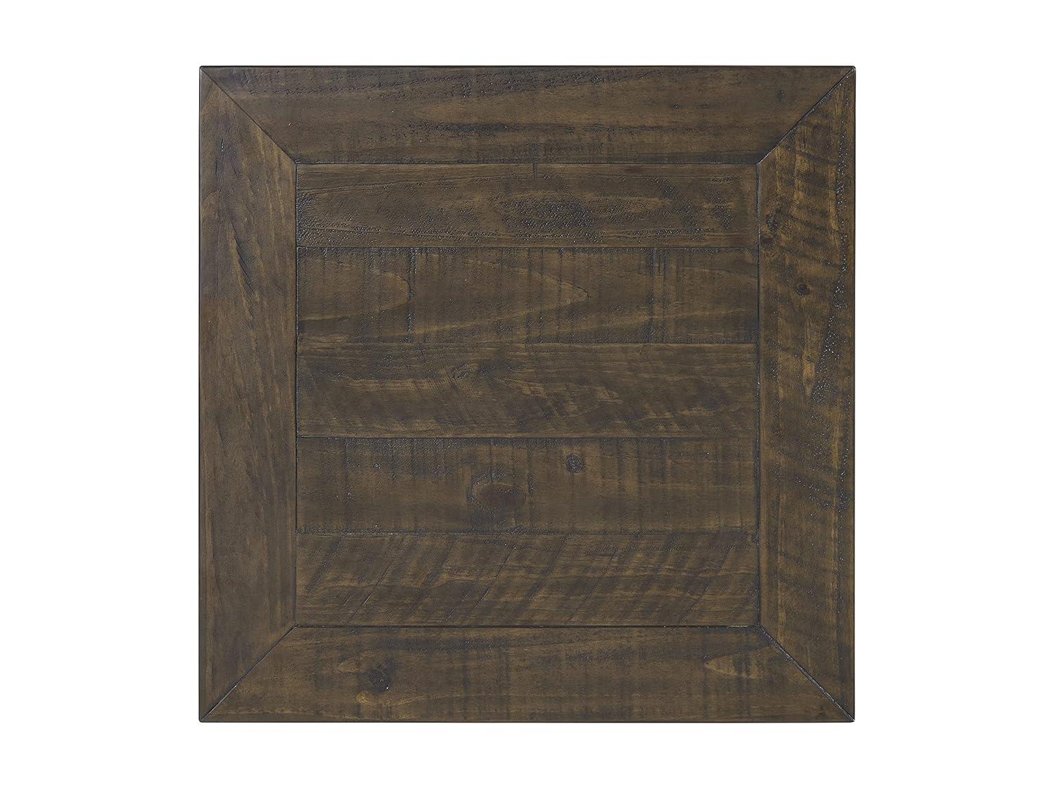 Martin Svensson Home Monterey End Table, Cream White and Brown