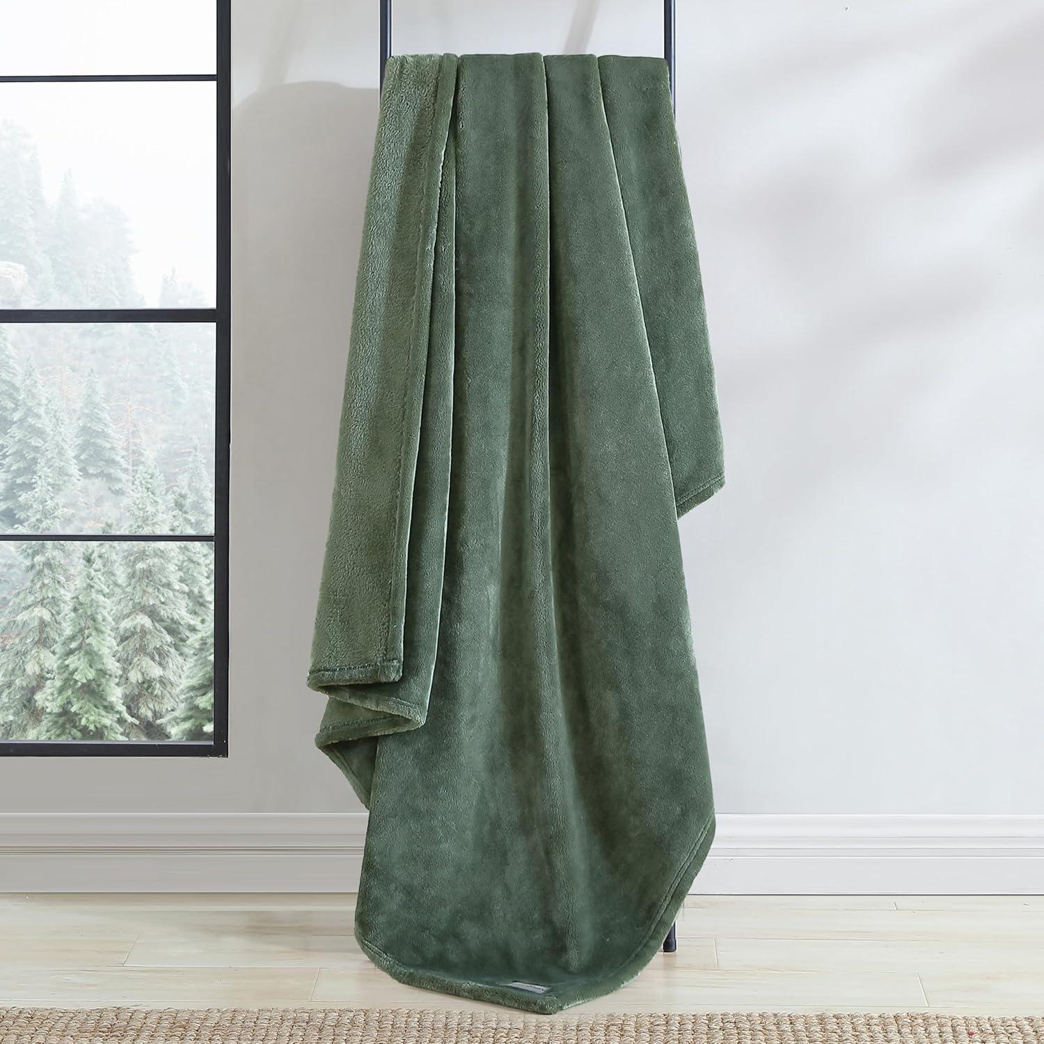 Eddie Bauer Eddie Bauer Ultra Lux Plush Solid Throw Blankets