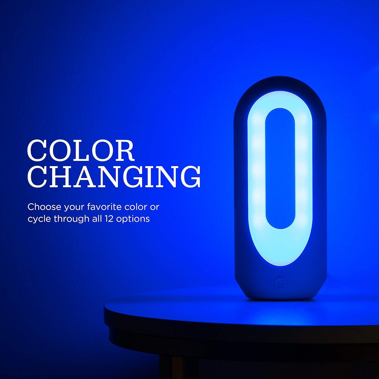 Track LED Color Changing Table Lamp White - Enbrighten