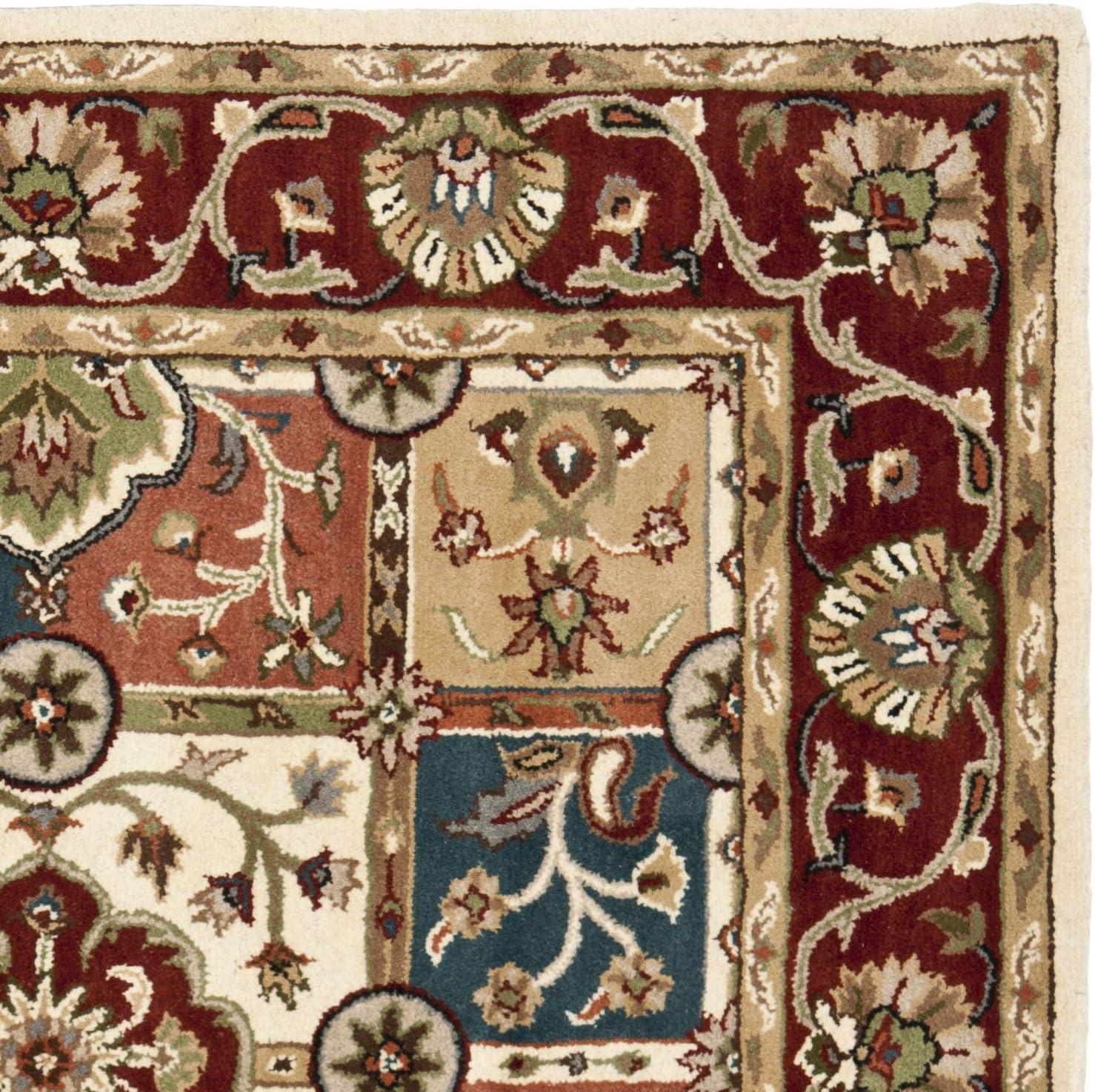 Heritage HG925 Hand Tufted Area Rug - Multi/Red - 6'x6' - Safavieh.