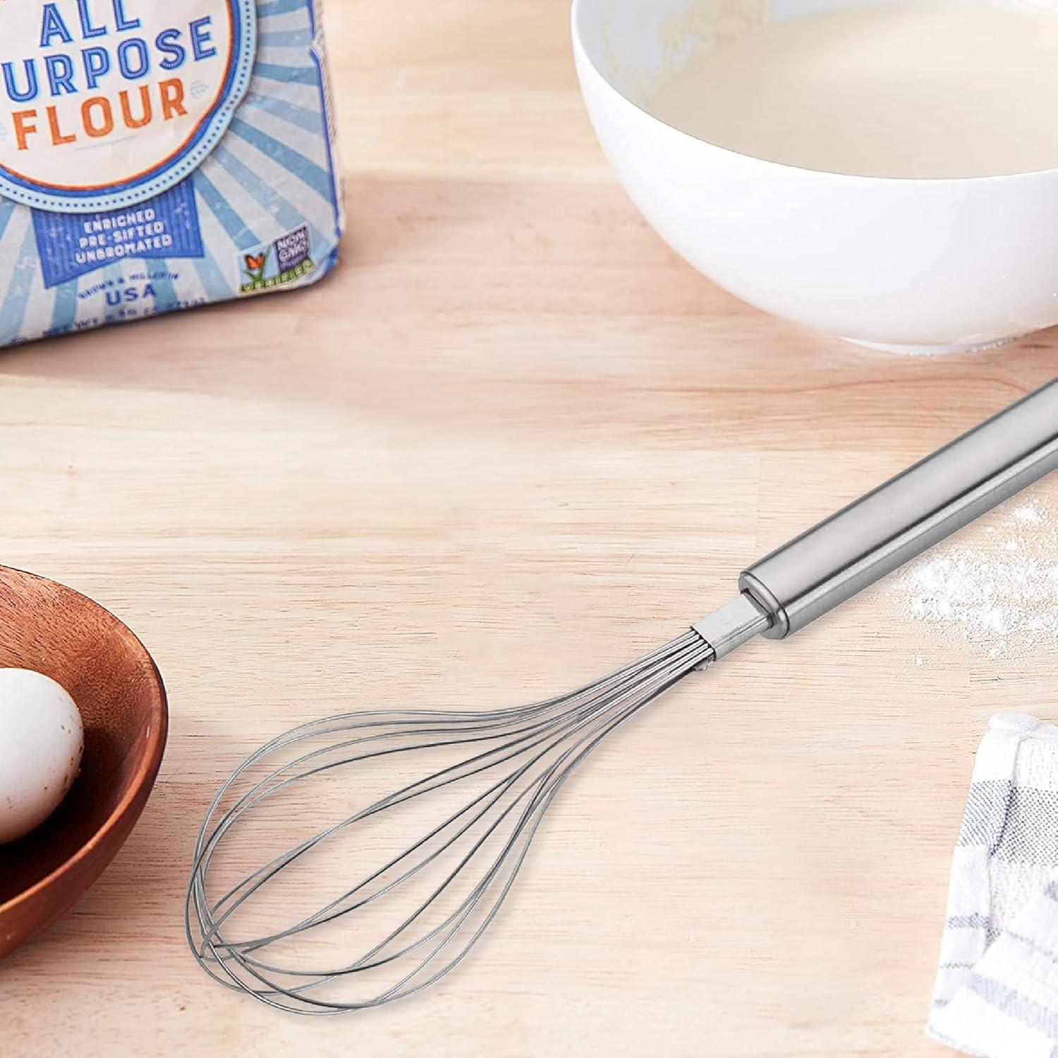 12-Inch Stainless Steel Balloon Whisk with Ergonomic Handle