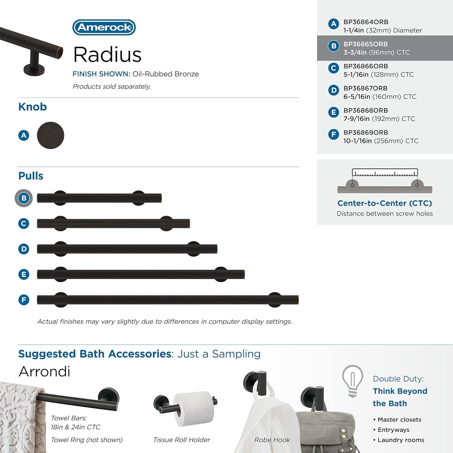 Amerock Radius Cabinet or Drawer Pull