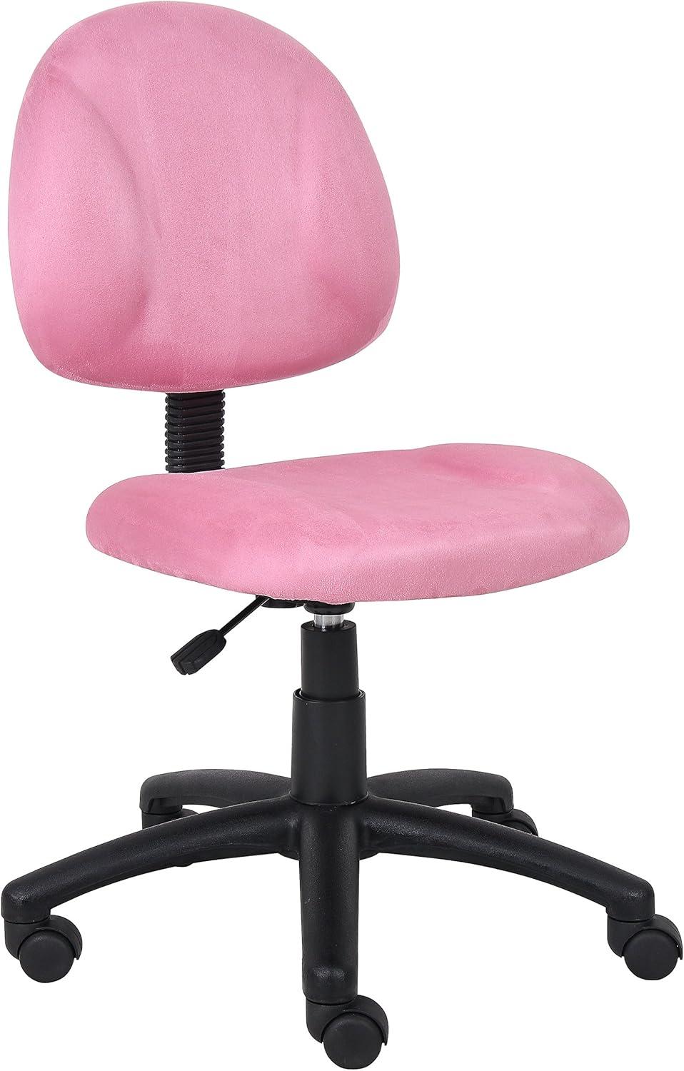 Microfiber Deluxe Posture Chair with Adjustable Arms - Boss Office Products