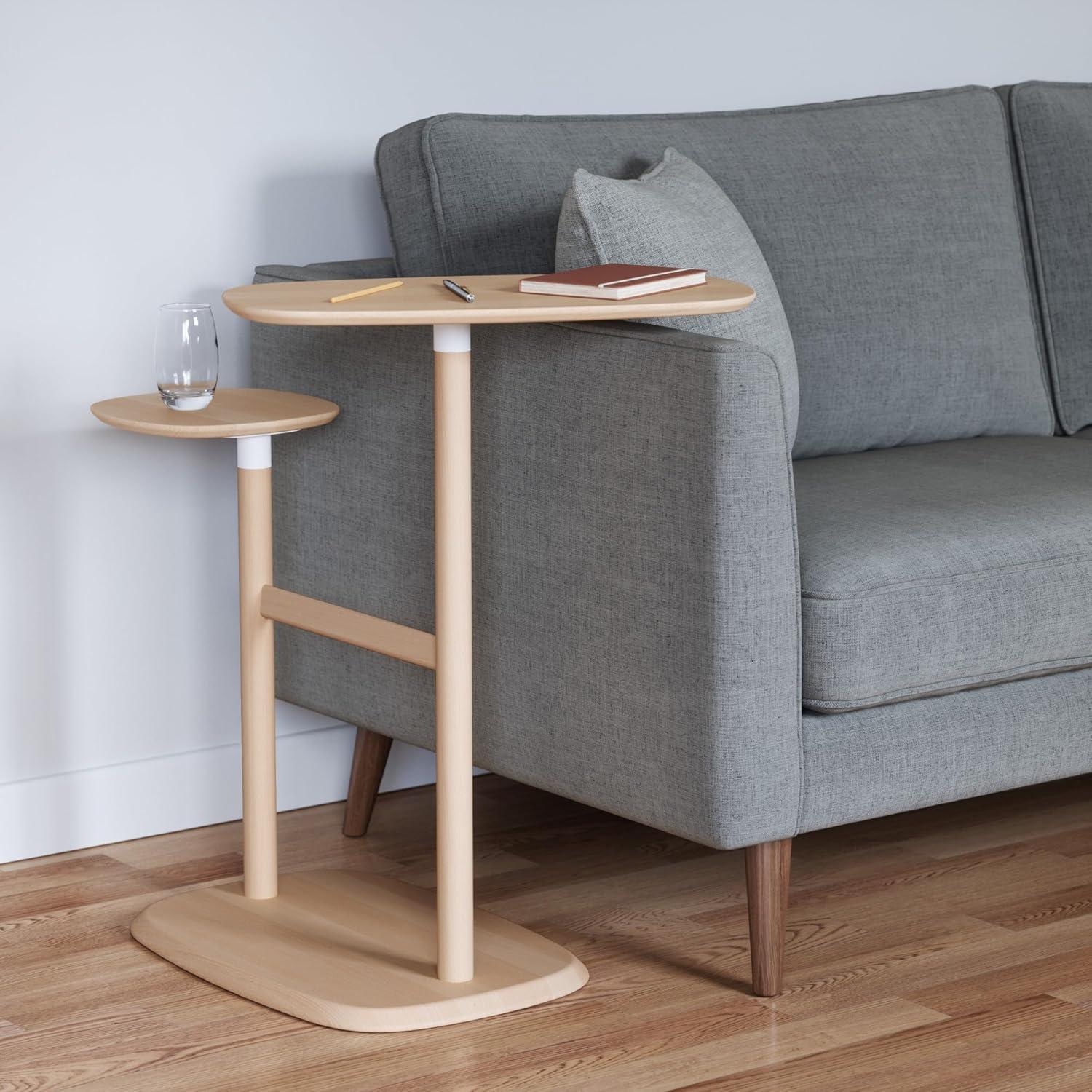 Swivo Solid Wood End Table