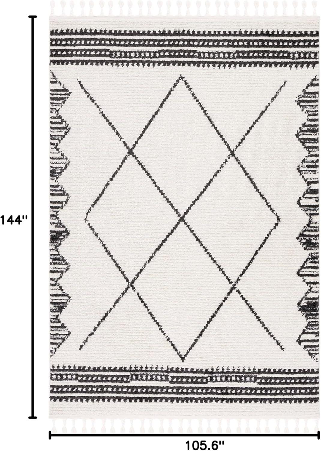 Moroccan Tassel MRT103 Power Loomed Area Rug  - Safavieh