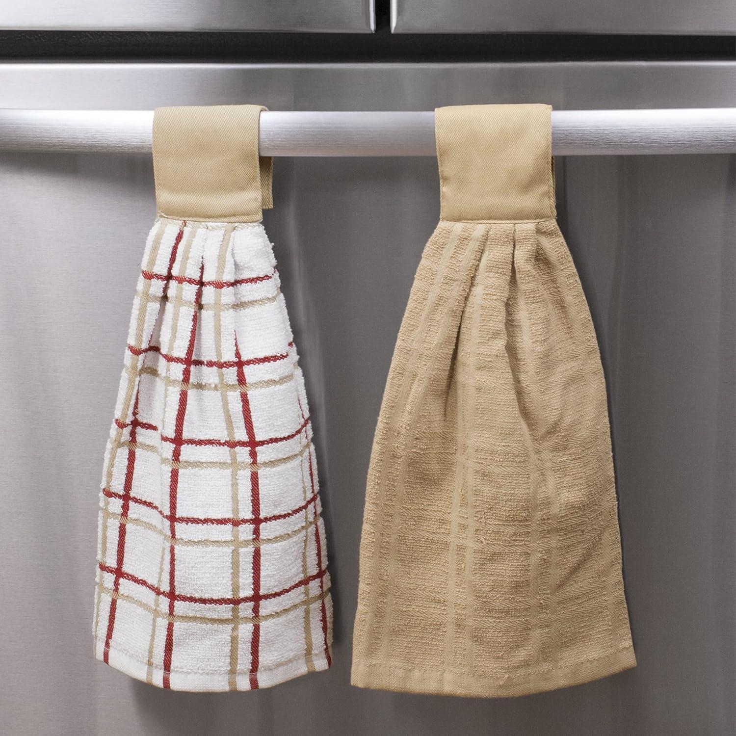 Cotton Plaid Waffle Dish Cloth Kitchen Towel