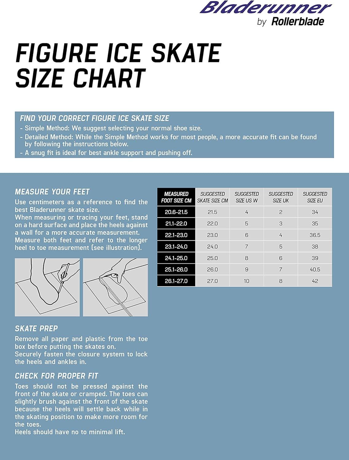 Rollerblade Bladerunner Aurora Figure Ice Skates | Adult Women's | Black