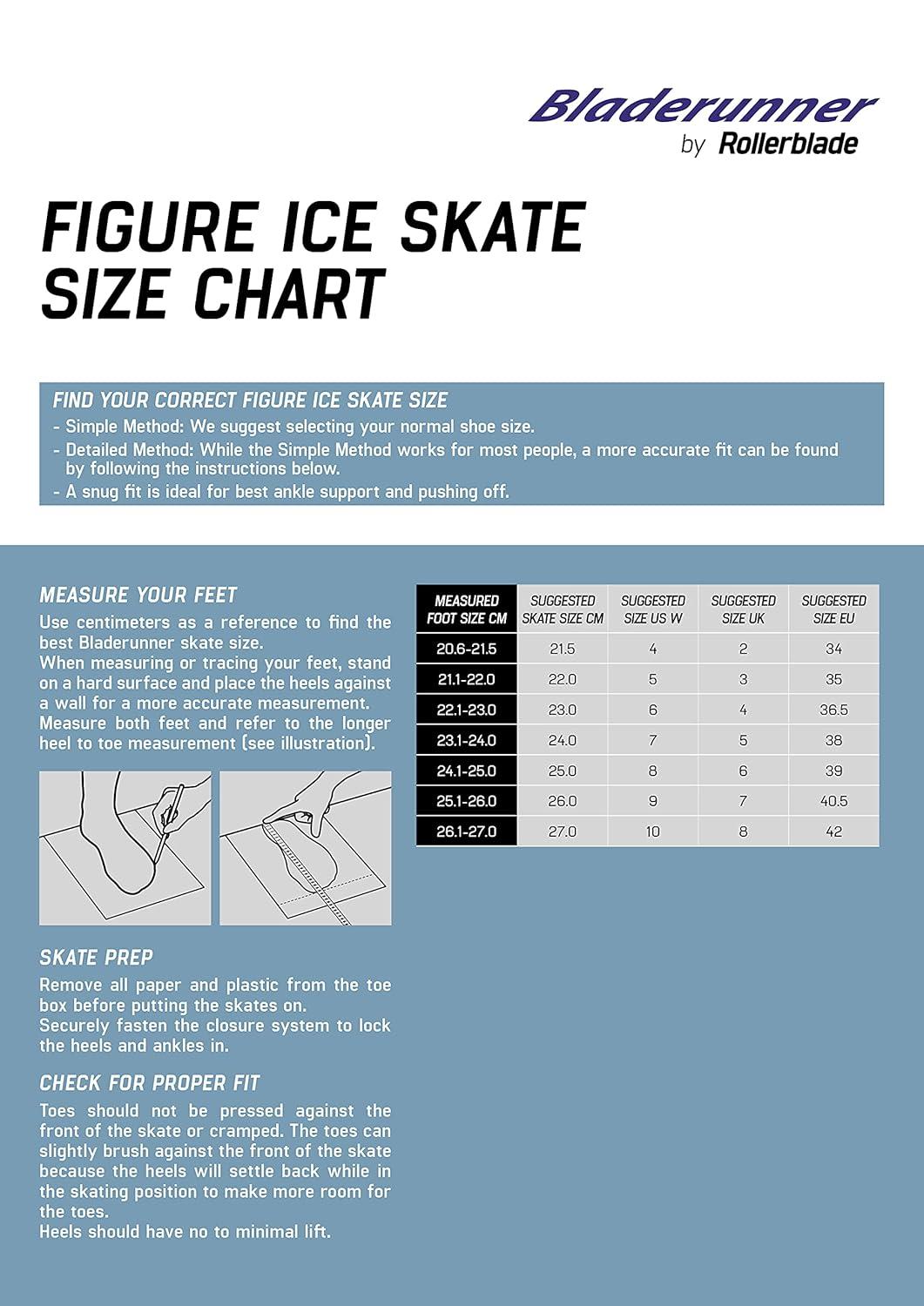 Rollerblade Bladerunner Aurora Figure Ice Skates | Adult Women's | Black