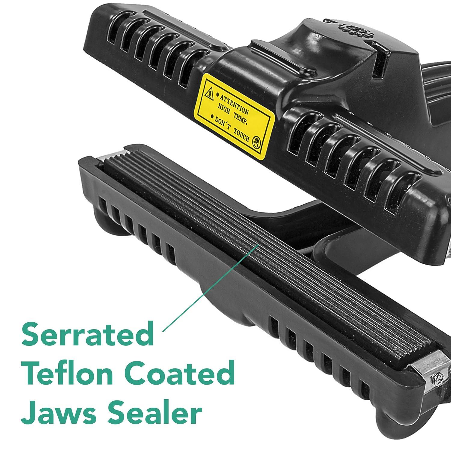 6" Portable Handheld Heat Sealer – Model KF-150CST for Mylar Bags, Long-Term Food Storage & Packaging