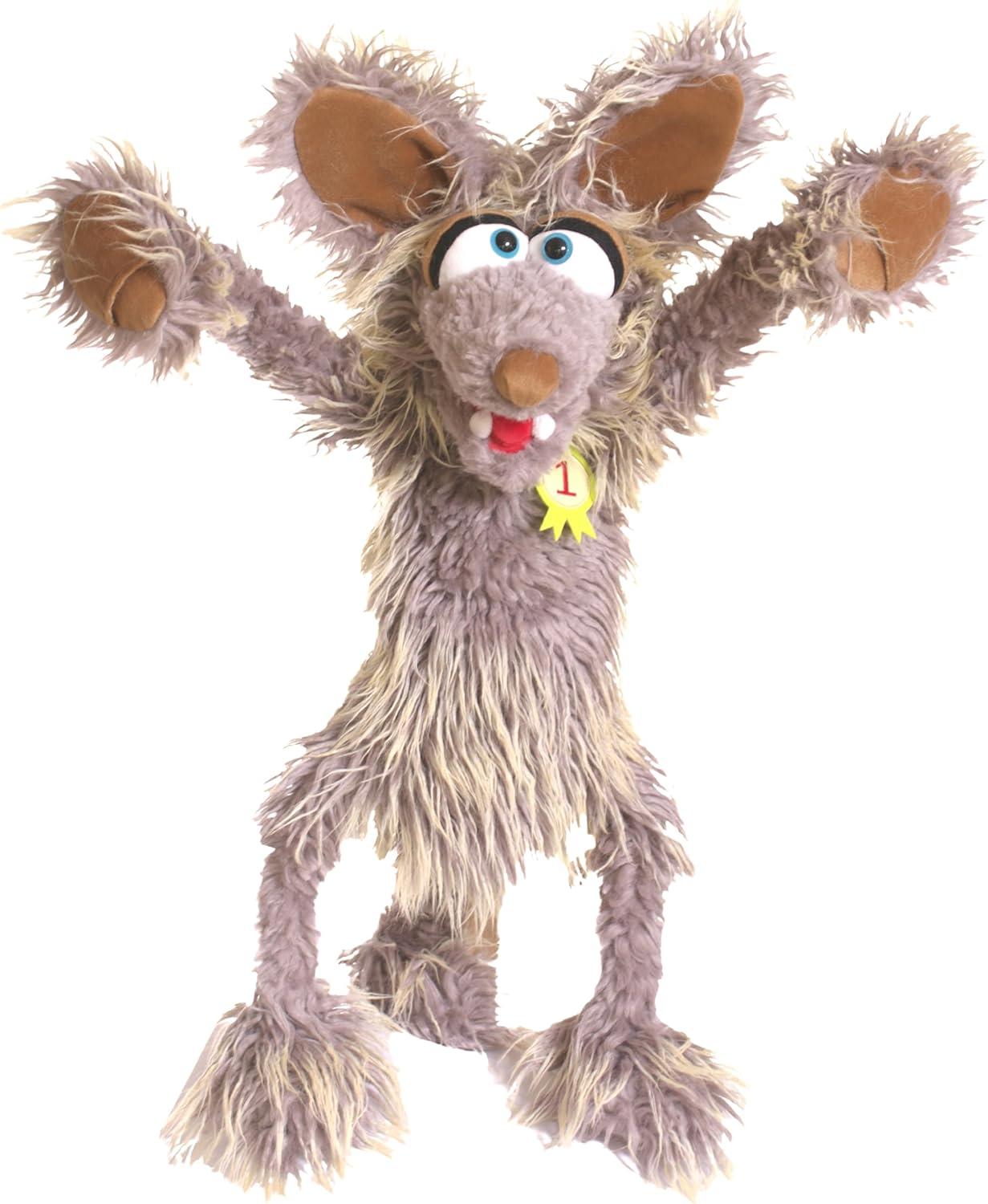 Living Puppets - Artie The Coyotte Large 27-Inch Plush Hand Puppet - Fine European Design, Ultra-Soft and Cuddly, Promotes Child Development, Safety Certified, Teacher-Recommended for Boys and Girls