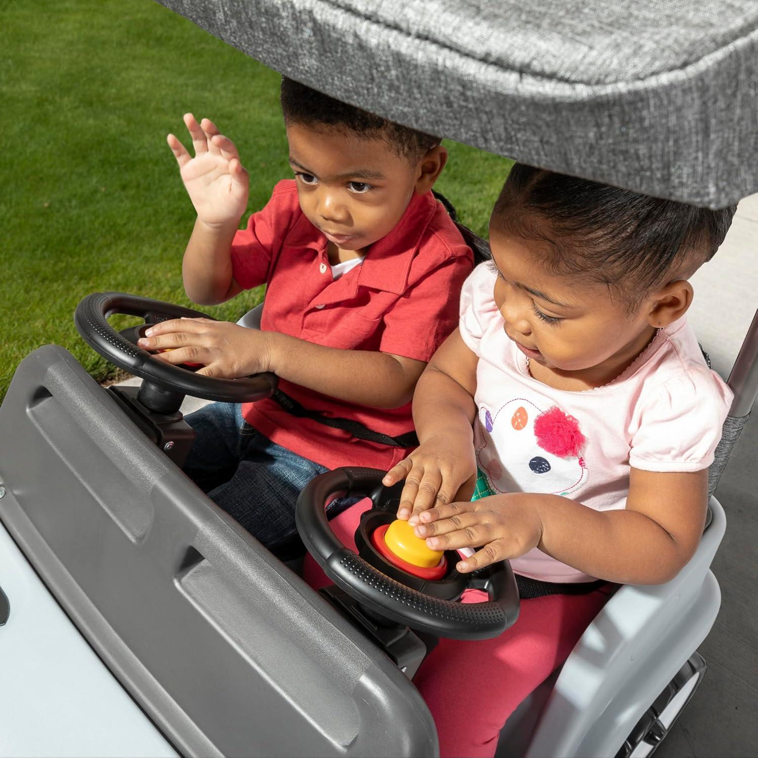 Step2 Side-by-Side Gray Push Around SUV All-Terrain Vehicles Car Push Ride On Toy