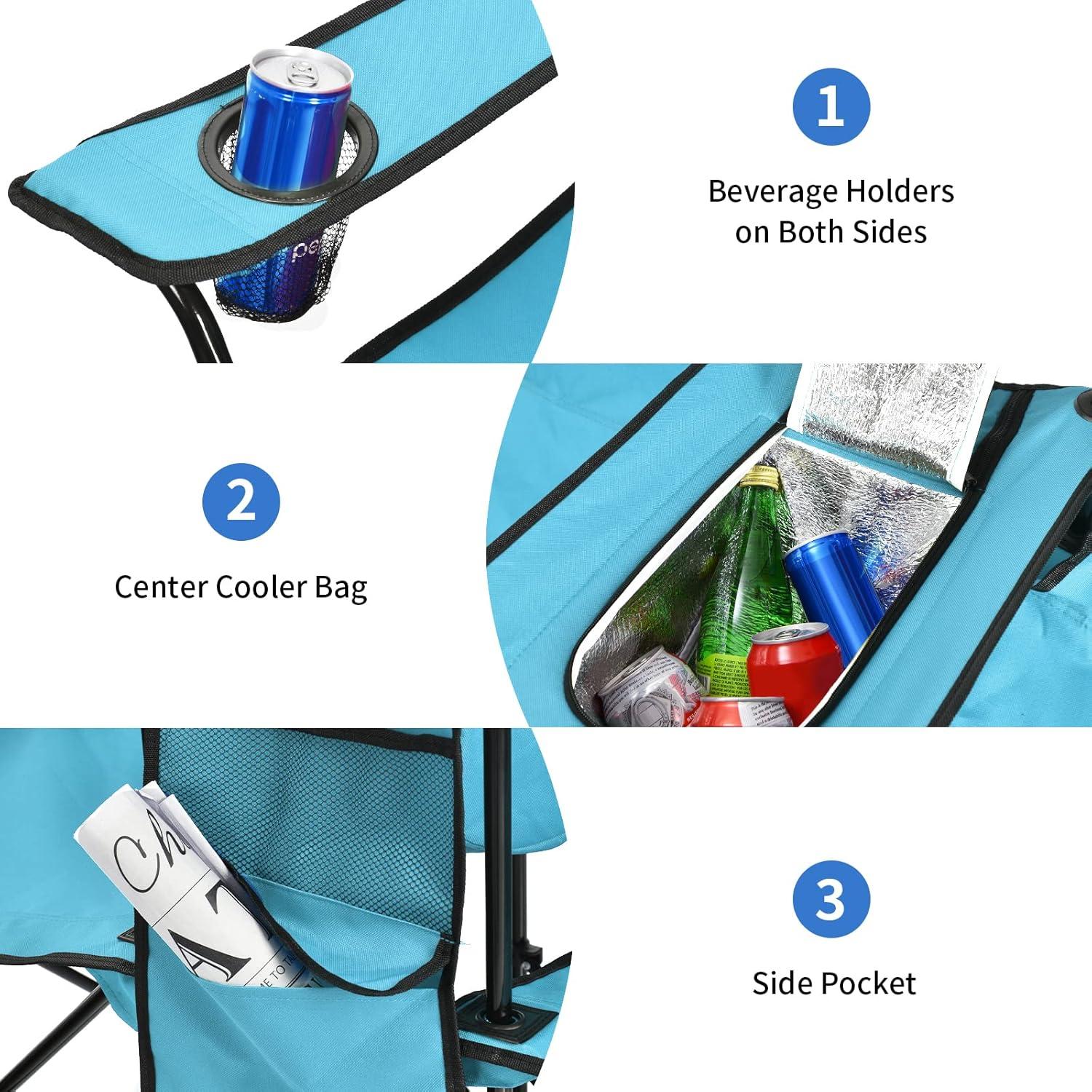 Arlmont & Co. Sayler Fabric Patio Folding Chair Folding Chair Set