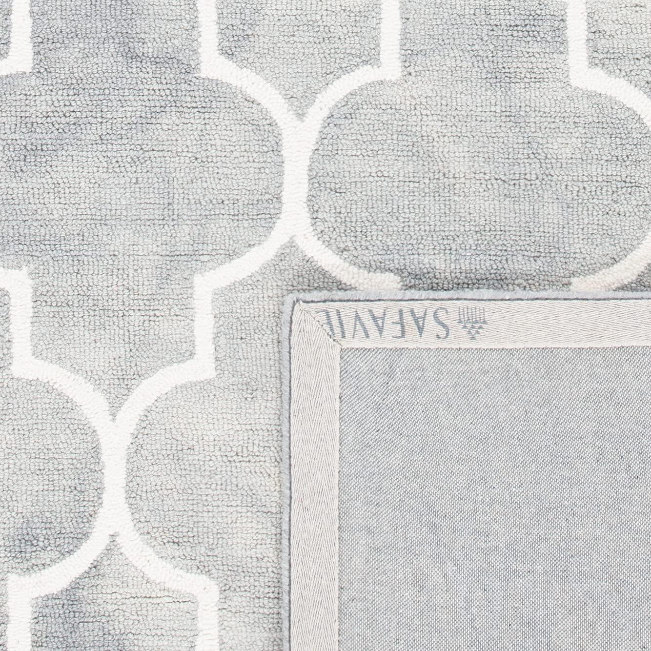 Dip Dye DDY535 Hand Tufted Area Rug - Grey/Ivory - 6'x9' - Safavieh.