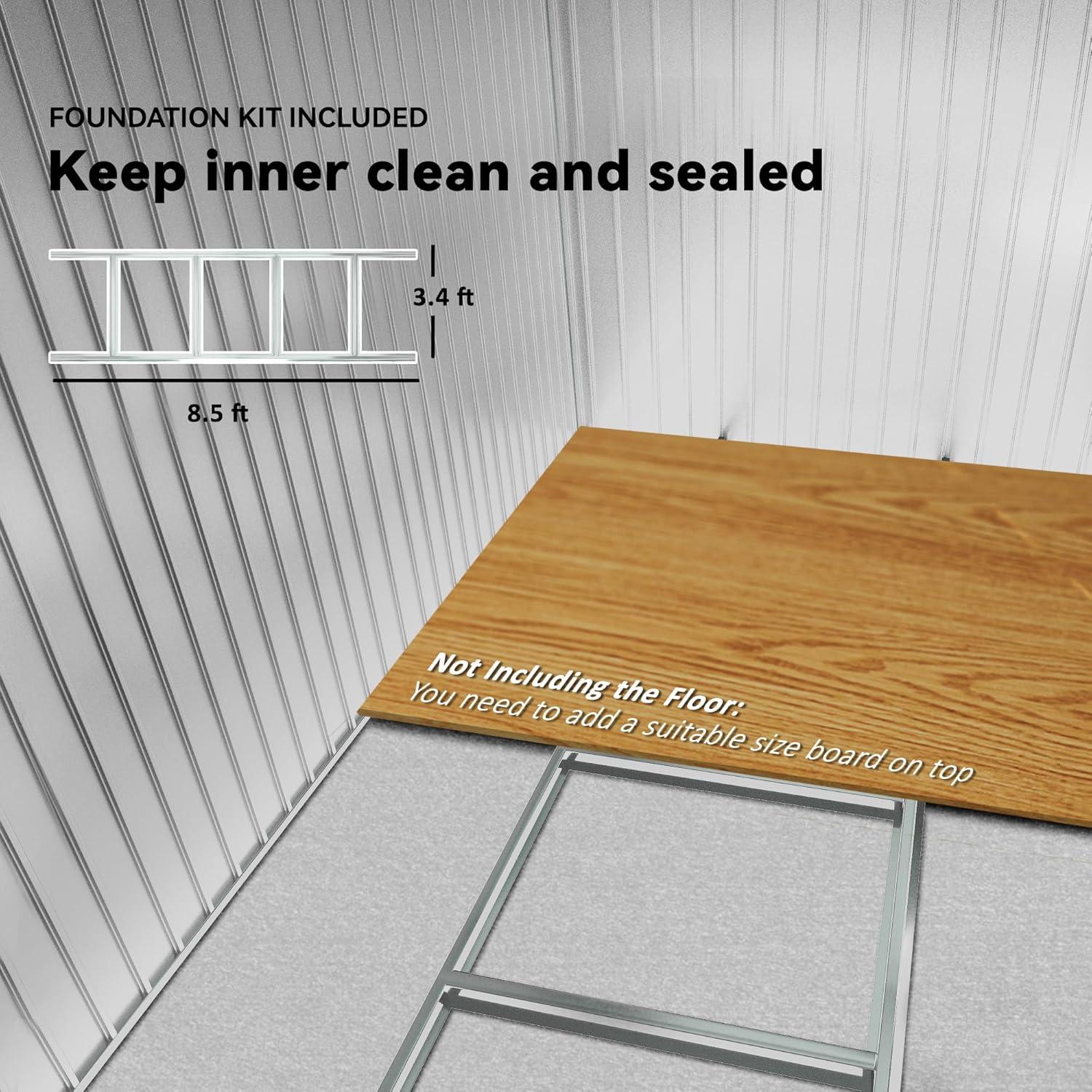 Outsunny Metal Storage Shed