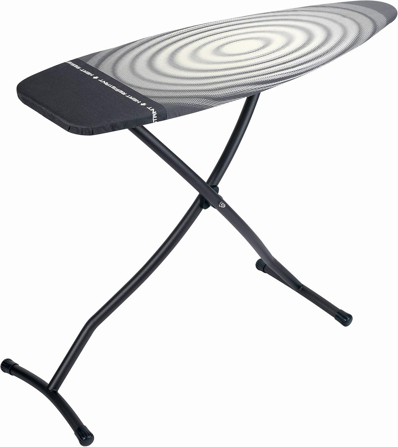 Titan Oval Black Frame Heat Resistant Ironing Board, 53 x 18 inches