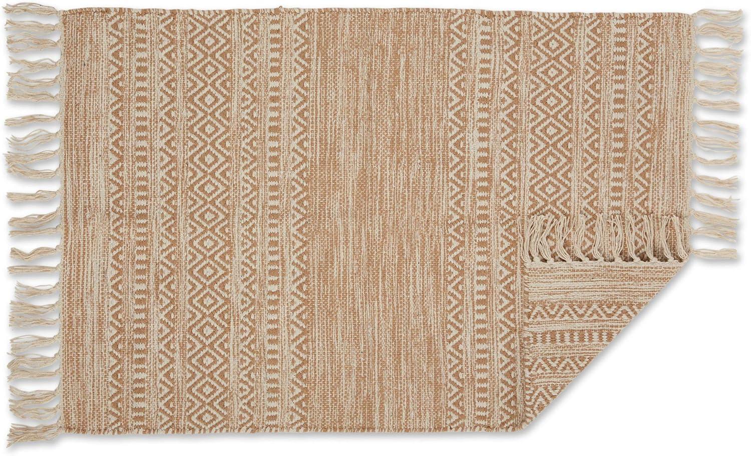 DII Stone Textured Dobby Hand-Loomed Rug 2x3 Ft