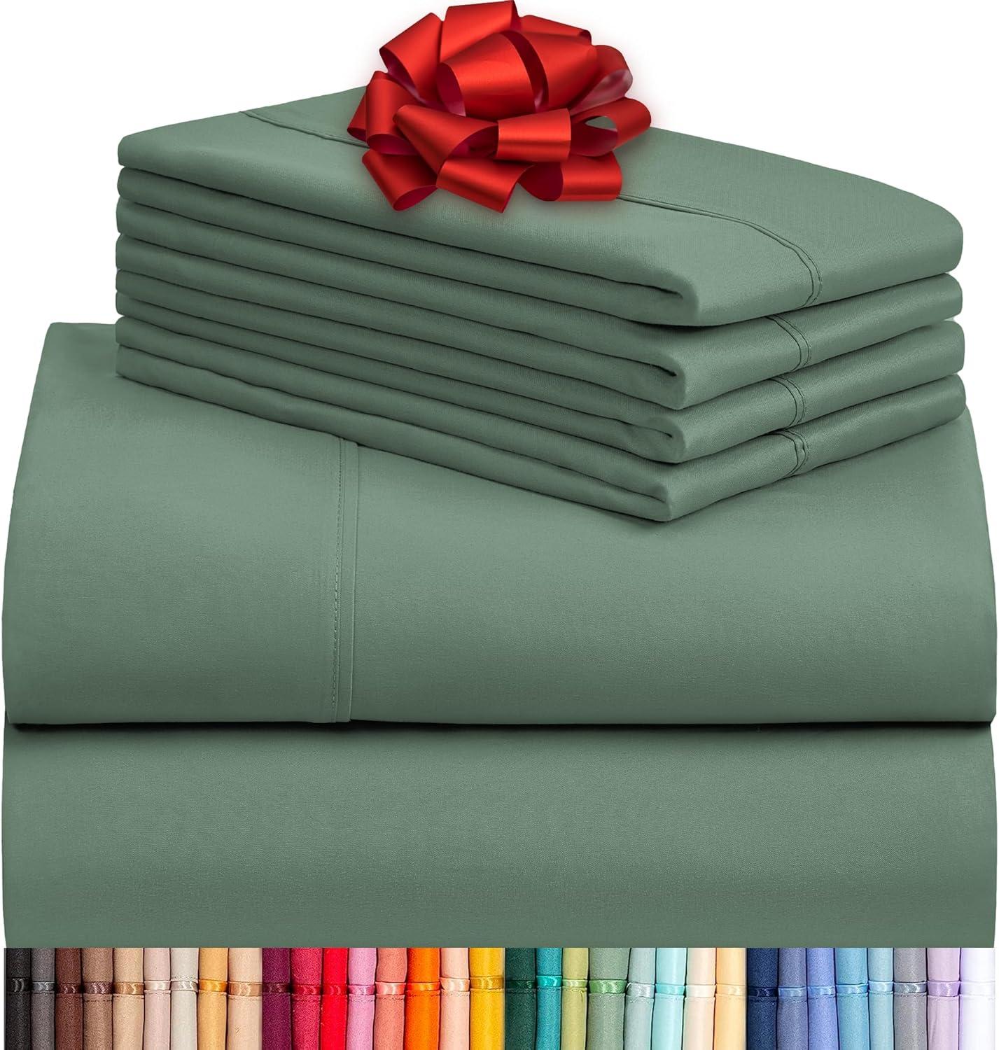 Rayon From Bamboo Solid Performance Sheet Set - Luxclub