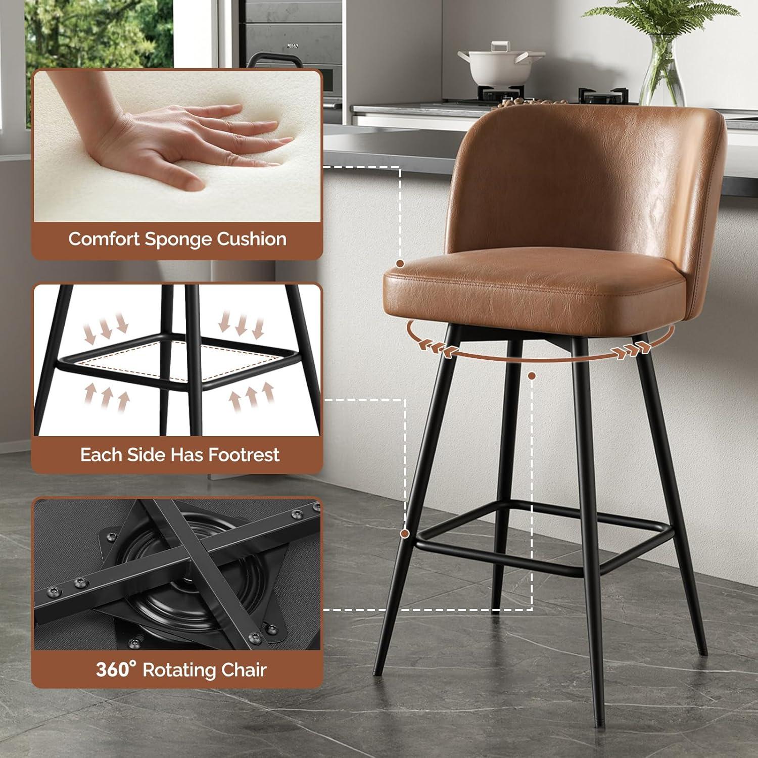 Benedit Swivel Counter & Bar Stool