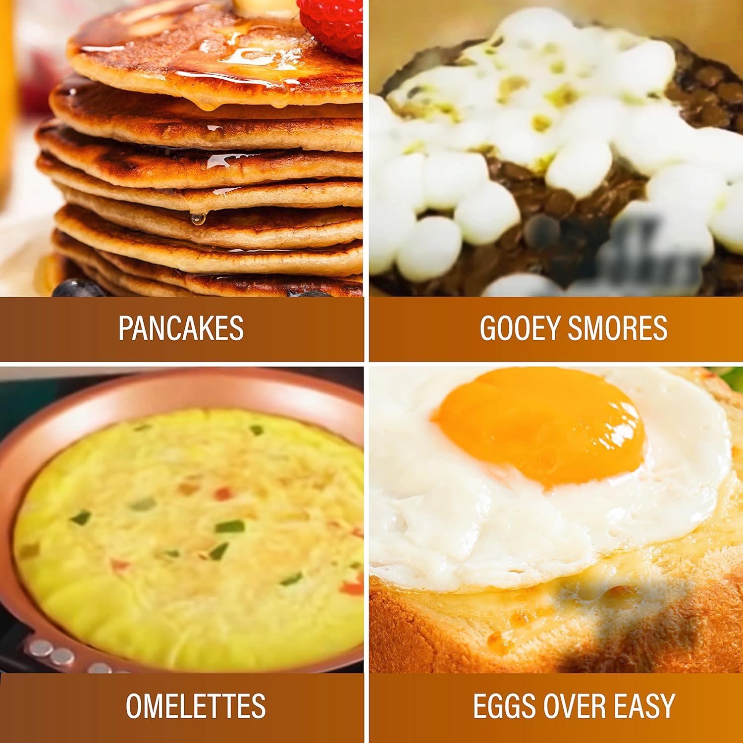 Gotham Steel Gotham Steel Nonstick Double Side Frying Pan Pancake Maker