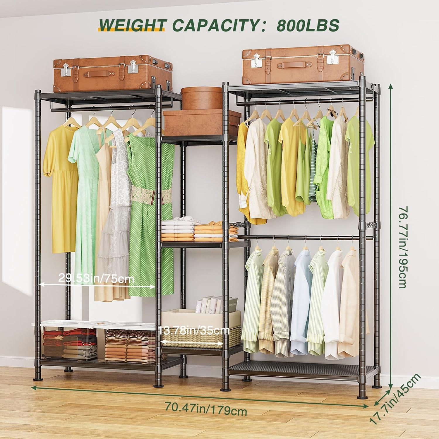VIPEK 69.9'' Solid Clothing Rack
