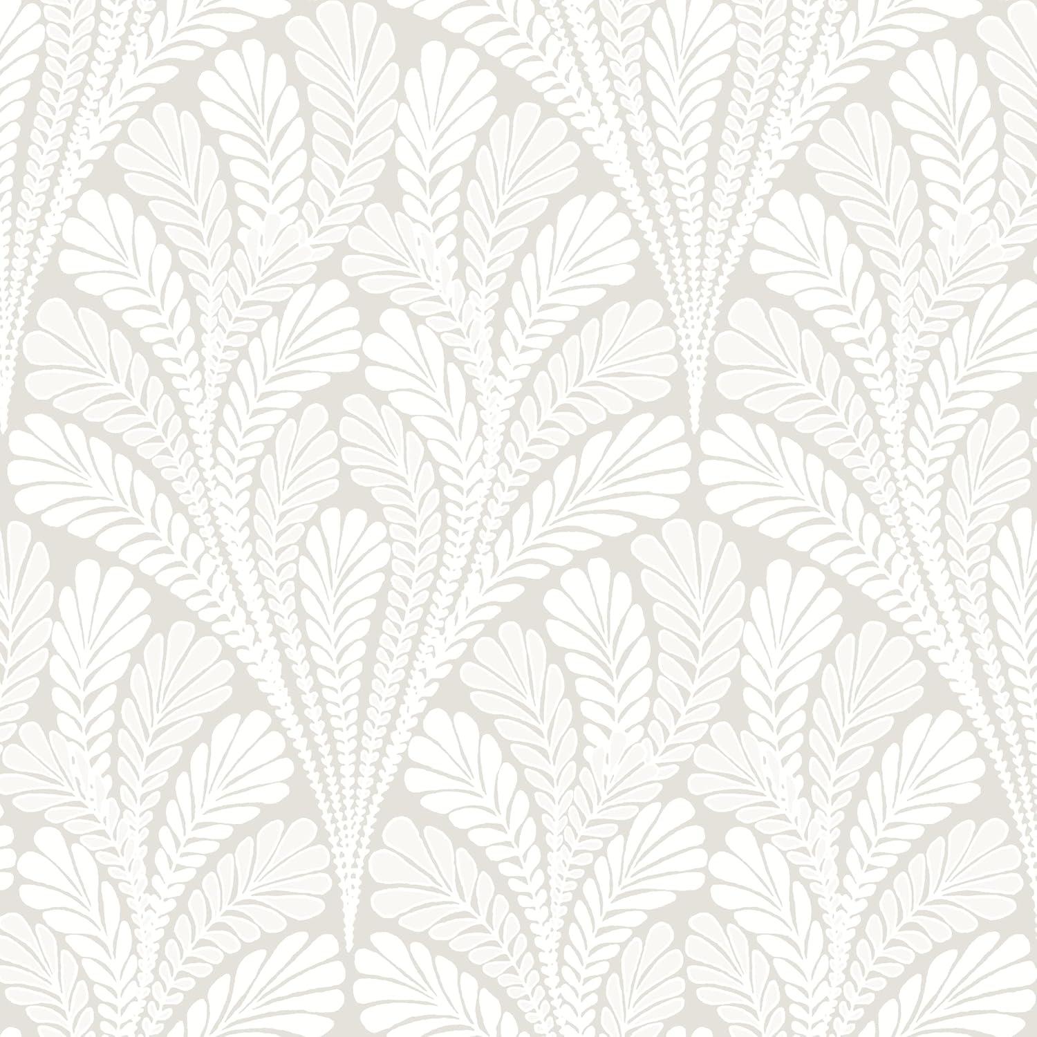 Décor Direct Fairfield, Vinyl, Prepasted, Damask Shell Damask, Wallpaper Covers About 56 sq. ft., 20.5 in x 33 ft