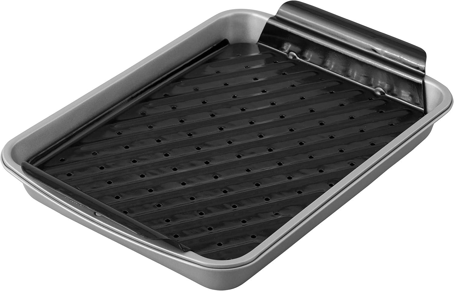 Wilton Recipe Right Large Non-Stick Broiler Pan Set, 14 x 11-Inch