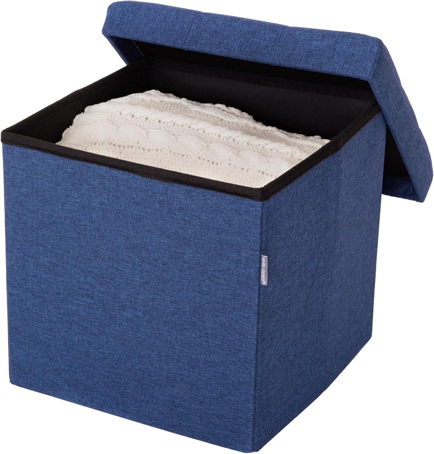 15.7'' W Upholstered Storage Ottoman