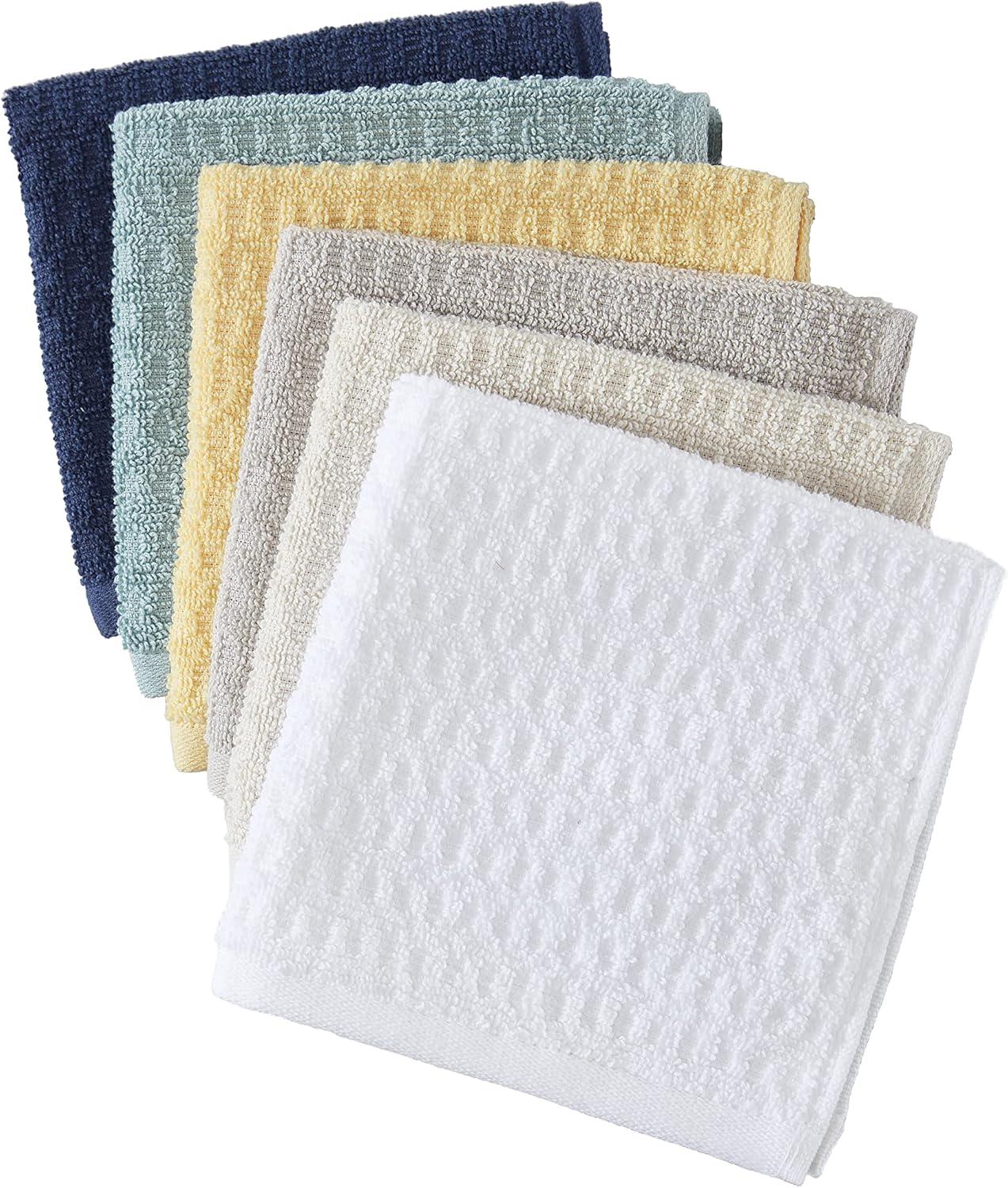 Northern Pacific White Cotton 12-Piece Washcloth Set