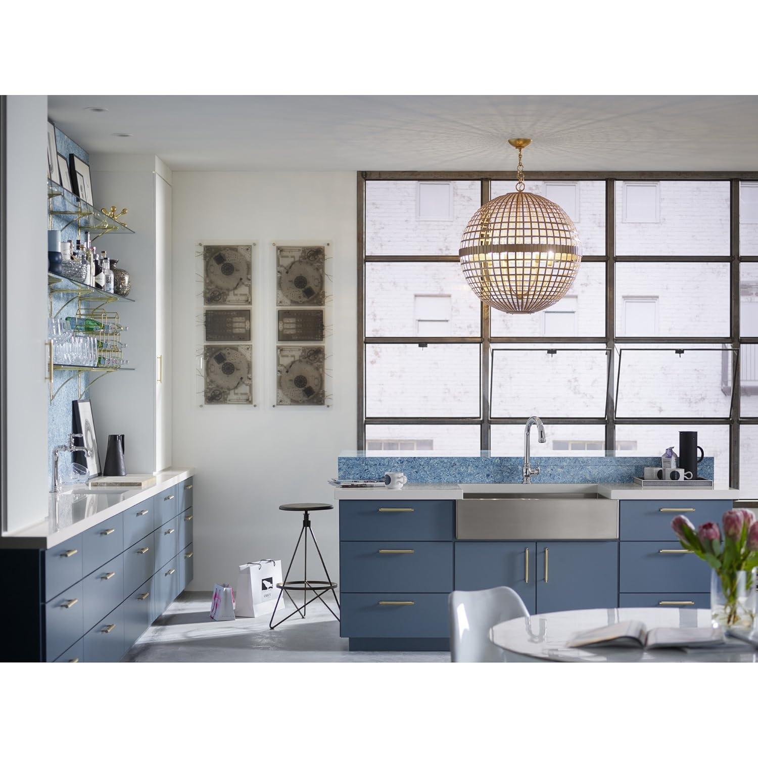 Strive 36" Stainless Steel Farmhouse Undermount Single-Bowl Kitchen Sink