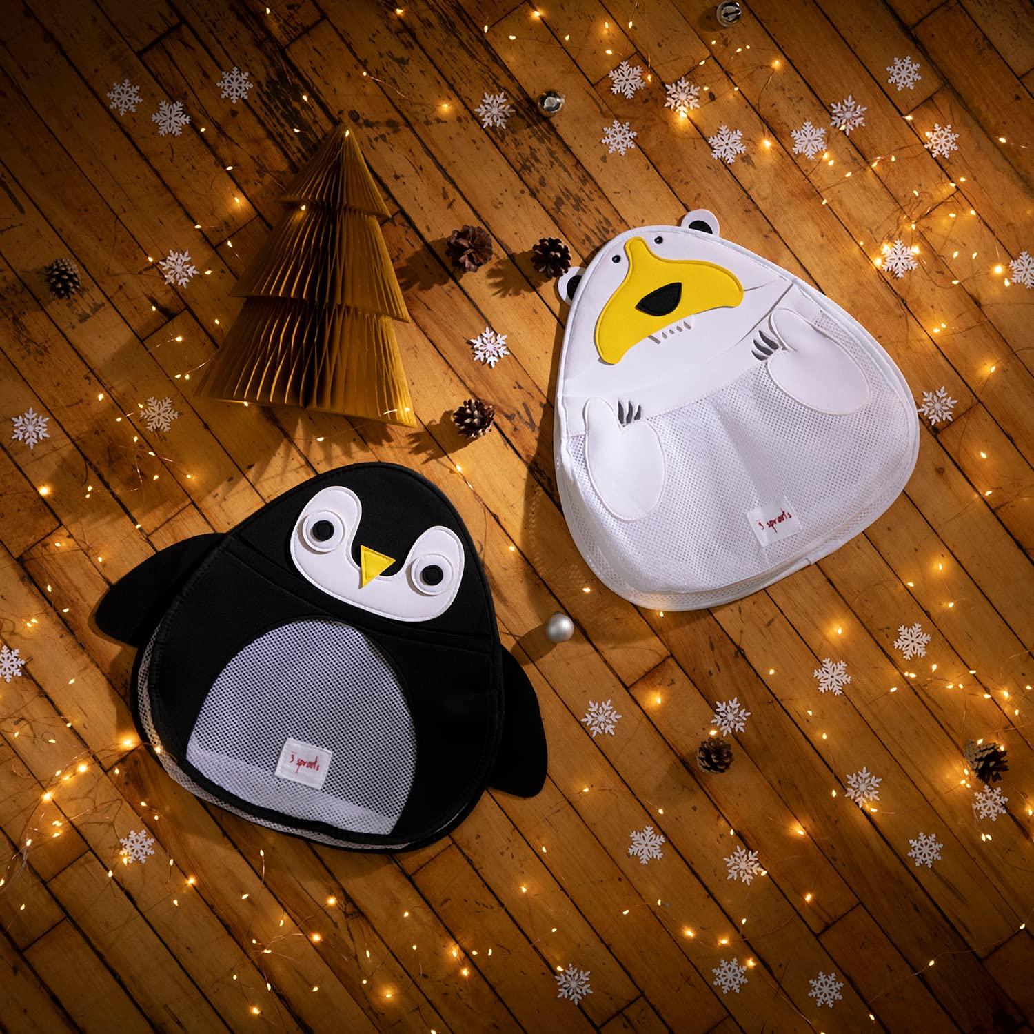 3 Sprouts 3 Sprouts - Shower Bath Caddy for Baby & Kids - Polar Bear