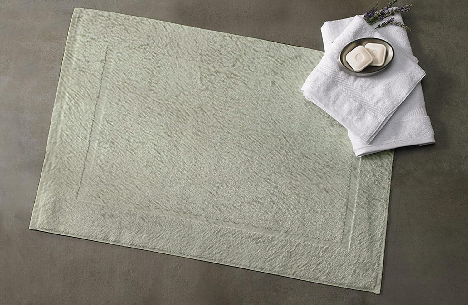 A1 Home Collections 100% Organic Cotton Towels 900 GSM Plush Feather Touch Quick Dry Bath Mat, GOTS Certified, Oeko-Tex Green Certified, Organic Cotton Bath Mat