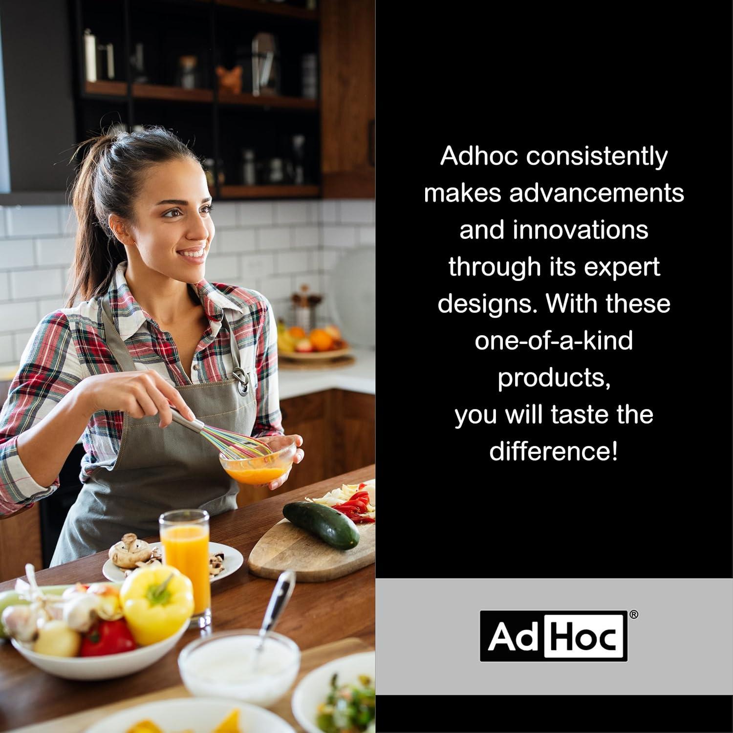 AdHoc Black Silicone and Stainless Steel Tea Infuser