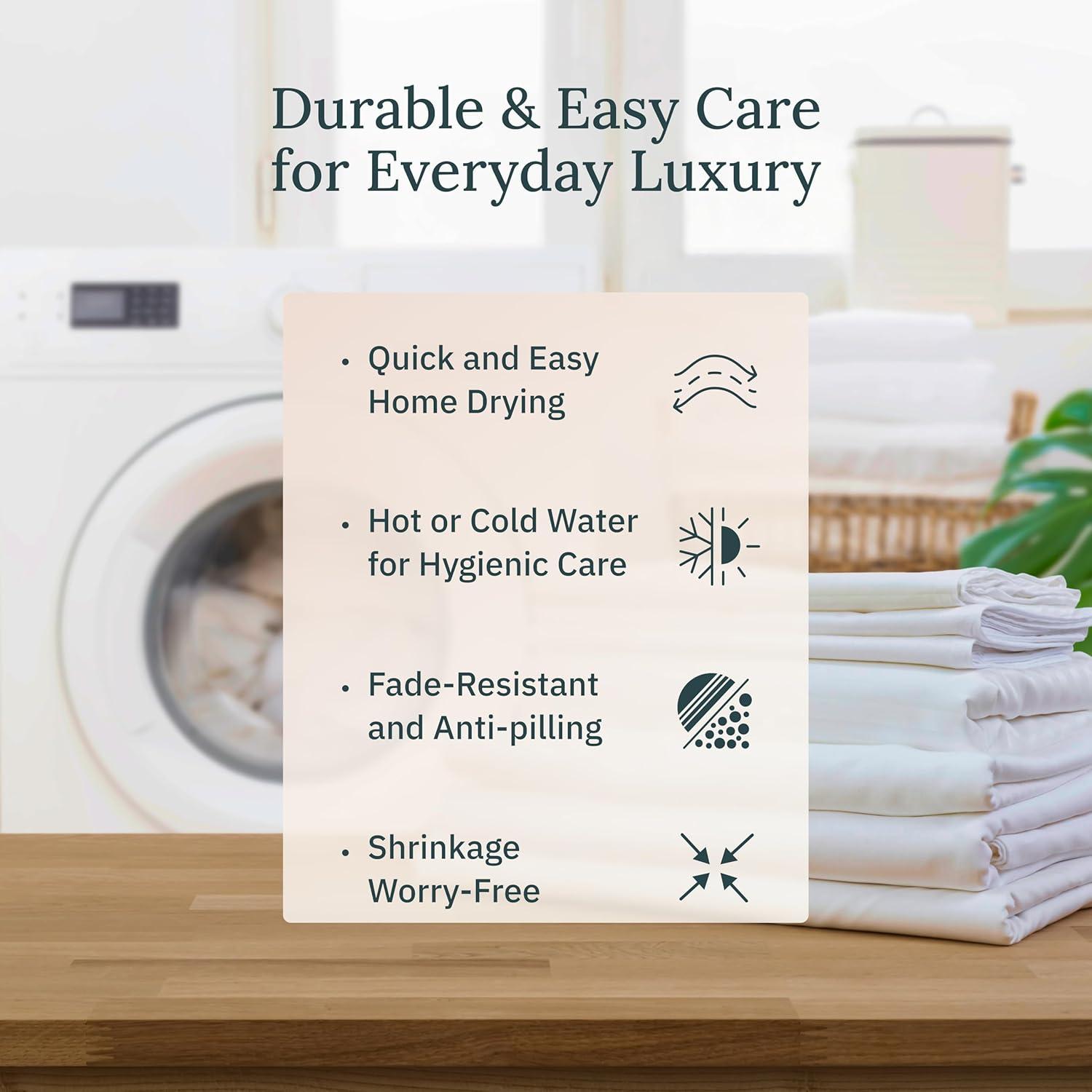 Dark Gray Duvet Cover Full / Queen - 400 Thread Count , 100% Pure Cotton Comforter Cover and Two Pillow Shams, with Button Closure and Corner Ties