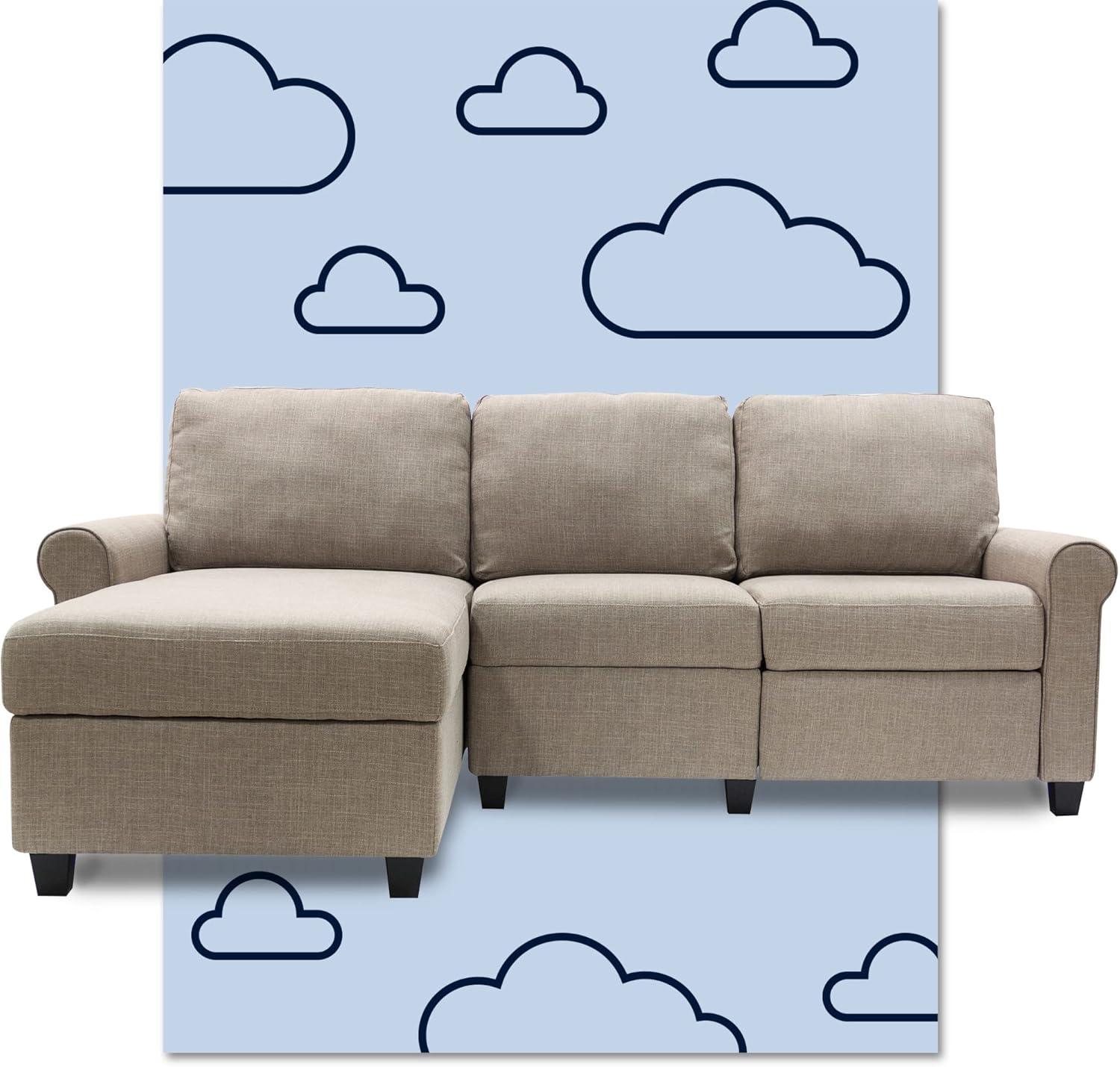 Serta Copenhagen Reclining Sectional Sofa with Storage Chaise