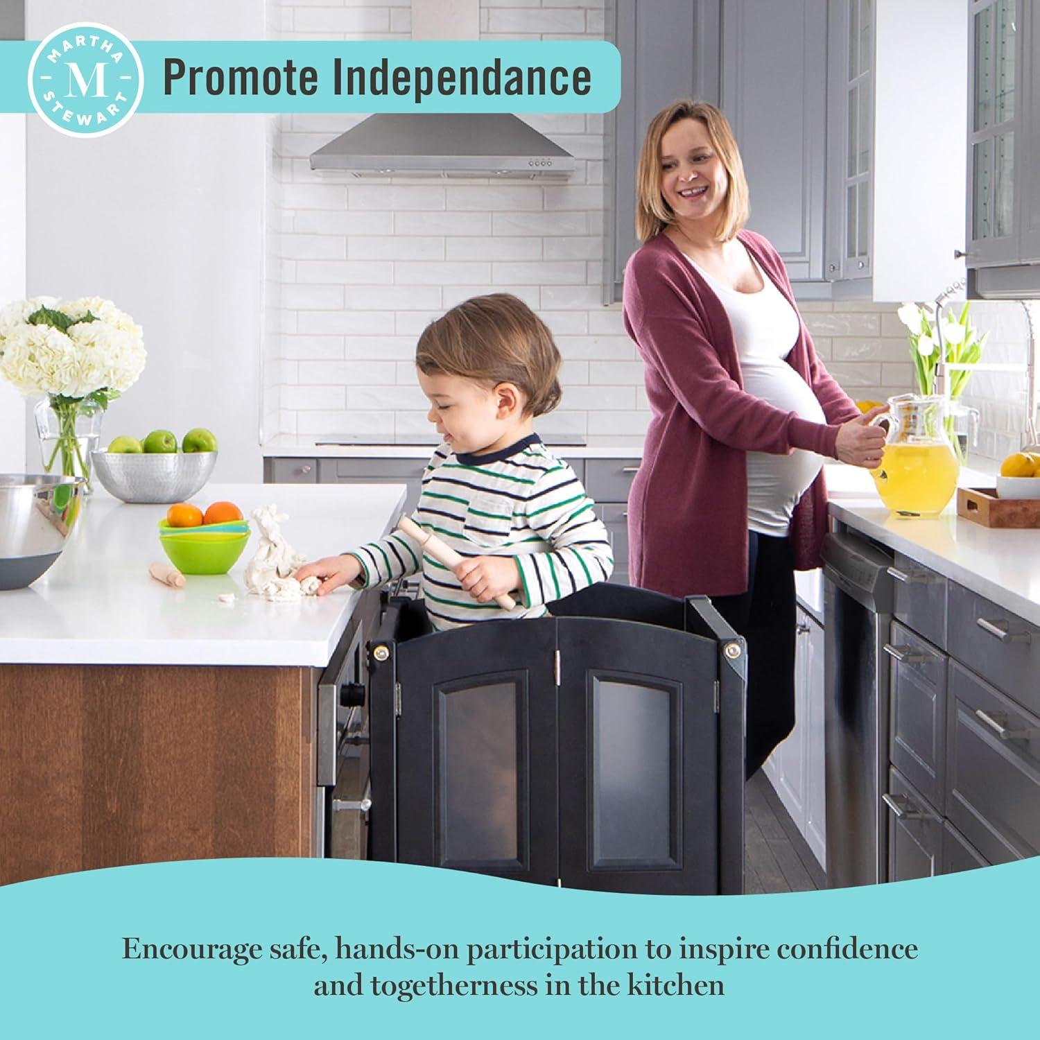 Martha Stewart Martha Stewart Living & Learning Kids' Kitchen Helper Foldable Step Stool