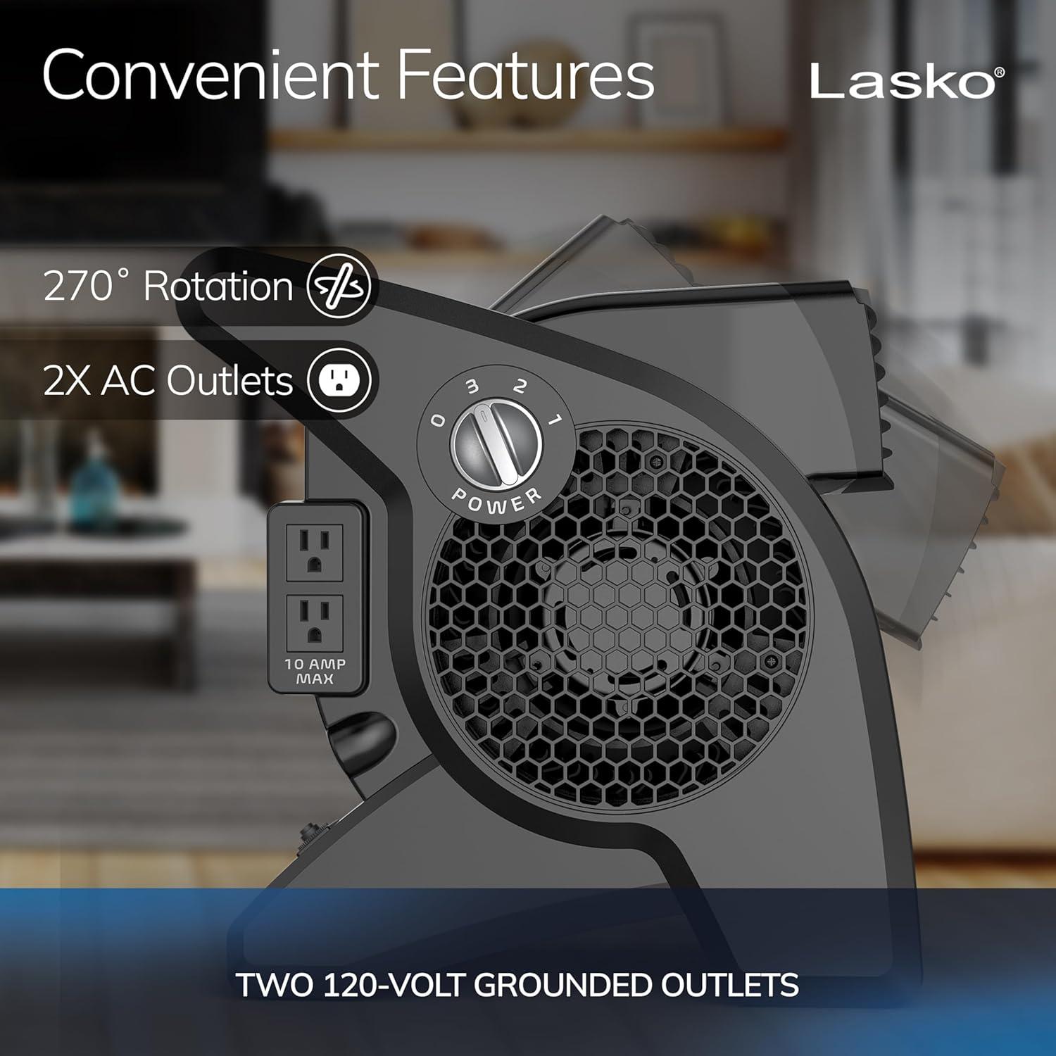 Lasko Pro-Performance Pivoting Blower Fan