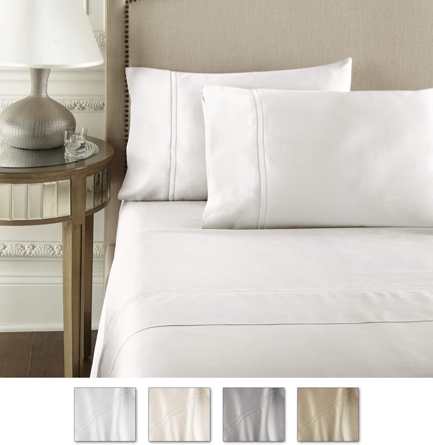 White King Egyptian Cotton Sateen Sheet Set