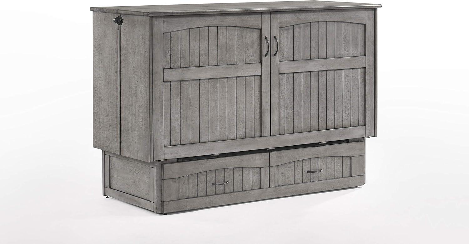 Alpine Queen Size Murphy Bed Cabinet With Storage & Charging Ports