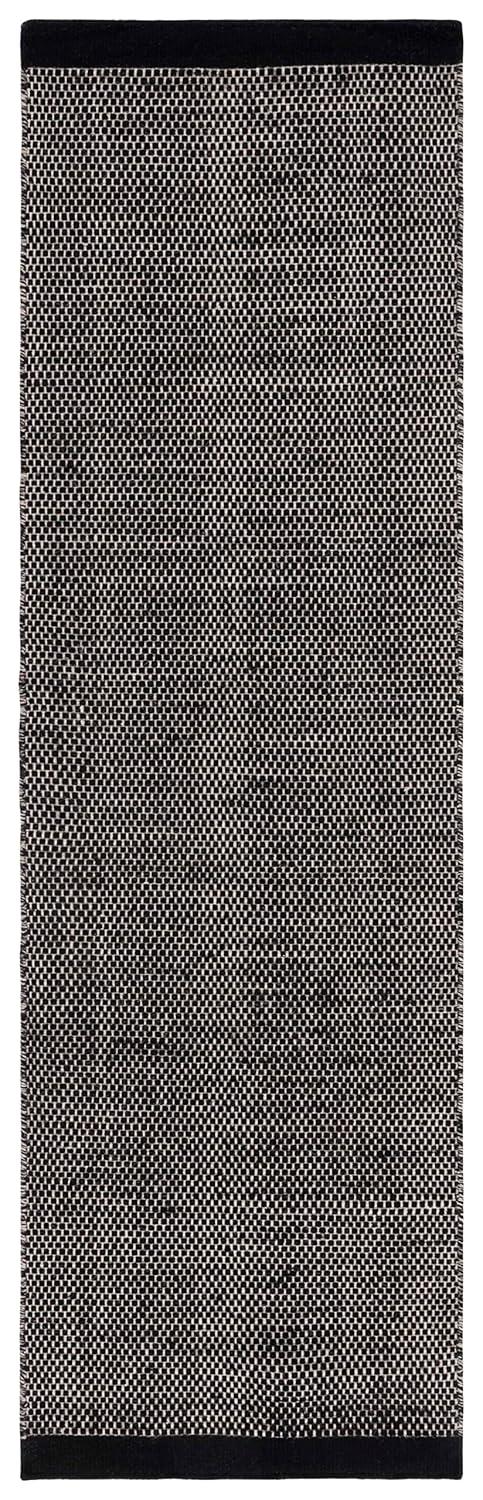 SAFAVIEH Vermont Zarif Distressed Dotted Runner Rug, Black, 2'3" x 9'
