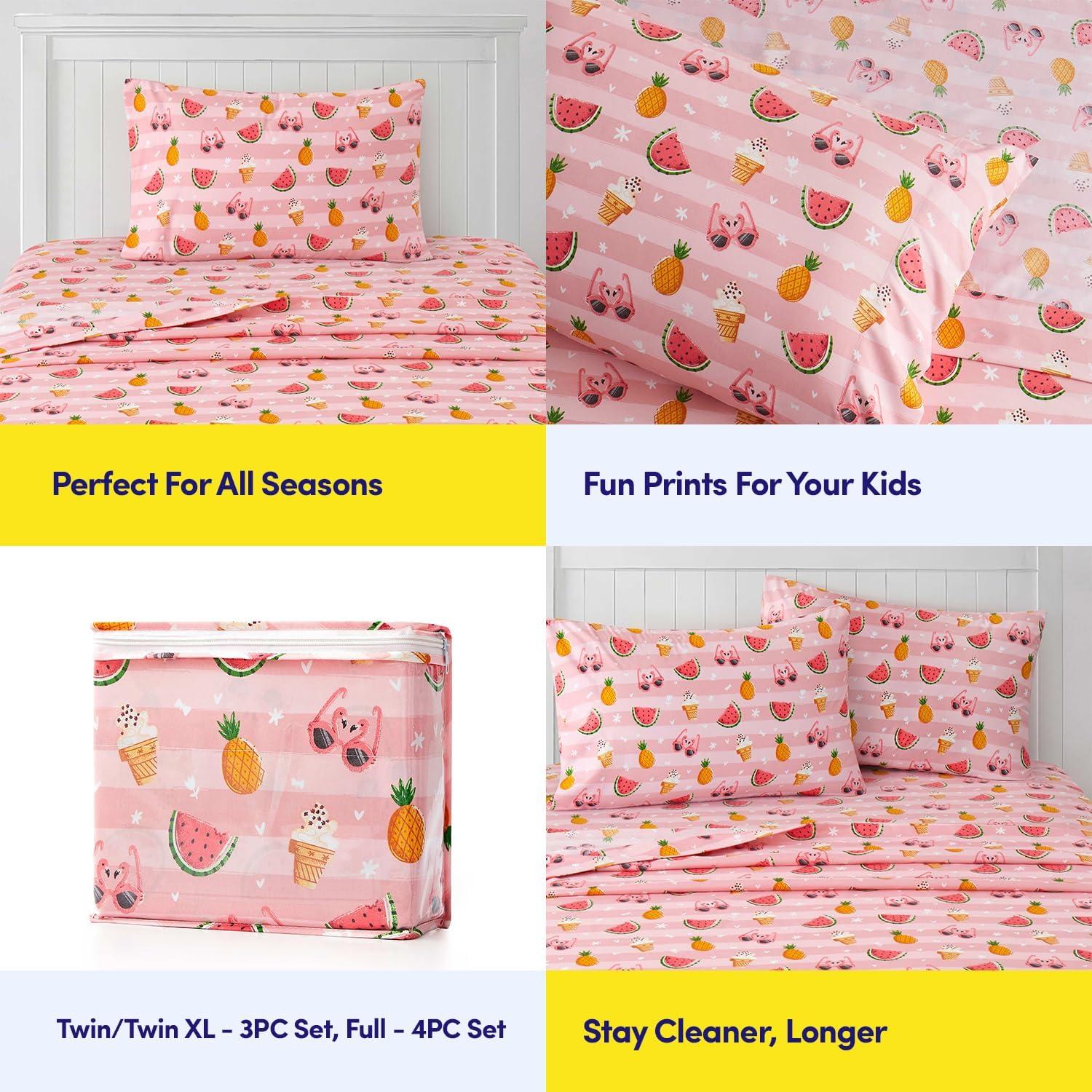 Sweet Summer Fun Microfiber Kids' Sheet Set By Sweet Home Collection®