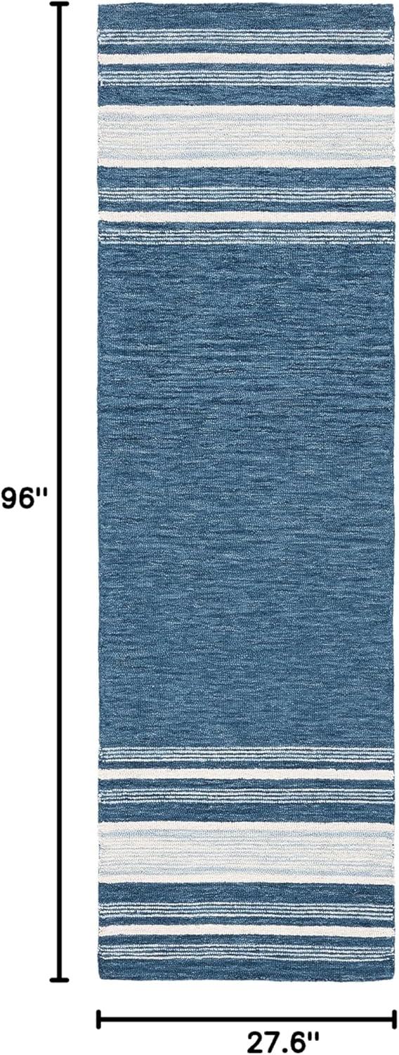 Metro MET602 Hand Tufted Indoor Accent Rug - Brown/Ivory - 3'x5' - Safavieh