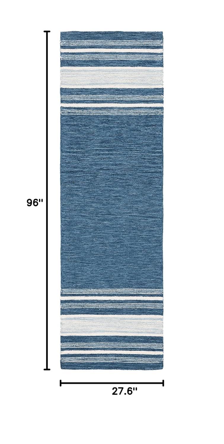 Metro MET602 Hand Tufted Indoor Accent Rug - Brown/Ivory - 3'x5' - Safavieh