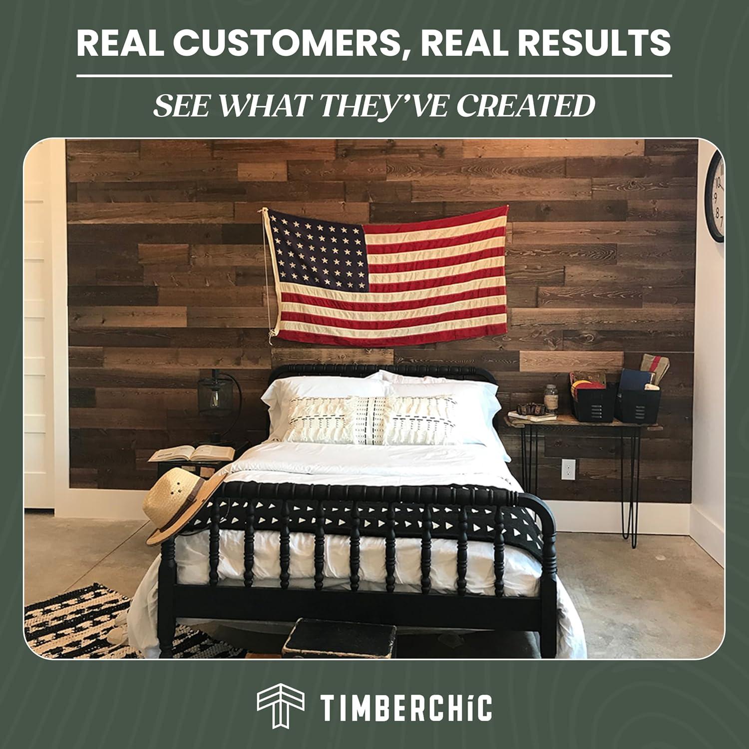 Freestone Reclaimed Wood Peel and Stick Wall Panels